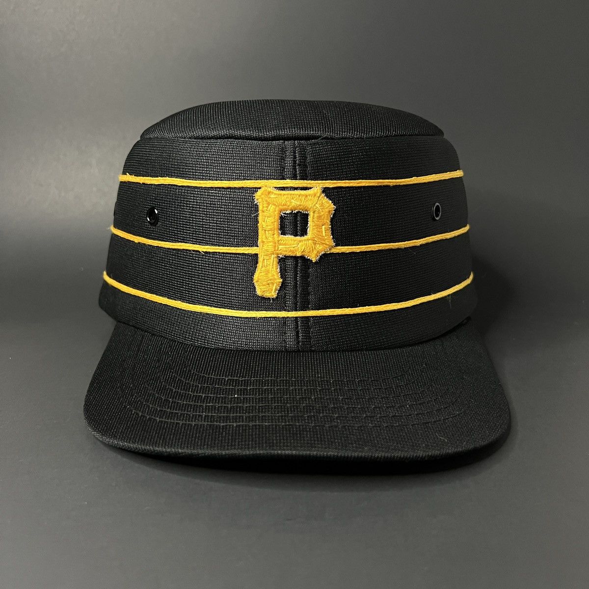 Vintage 80s Pittsburgh Pirates Hat Pillbox Baseball Cap
