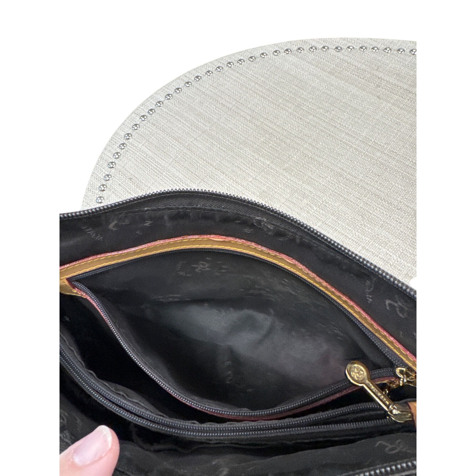 Designer Rioni Womens Brown Leather Clutch Handbag 7"x12" SKU 7332 Size ONE SIZE - 16 Thumbnail