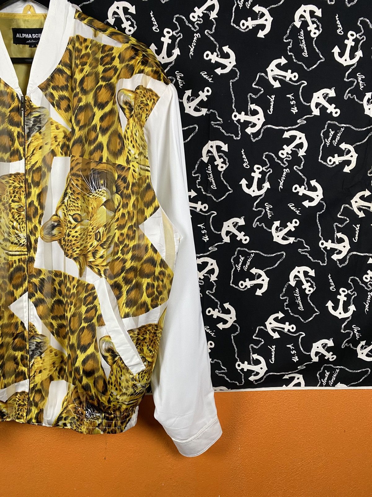 Japanese Brand Alpha Scene Leopard Statement Animal Print L/weight Jacket Size L / US 10 / IT 46 - 6 Thumbnail