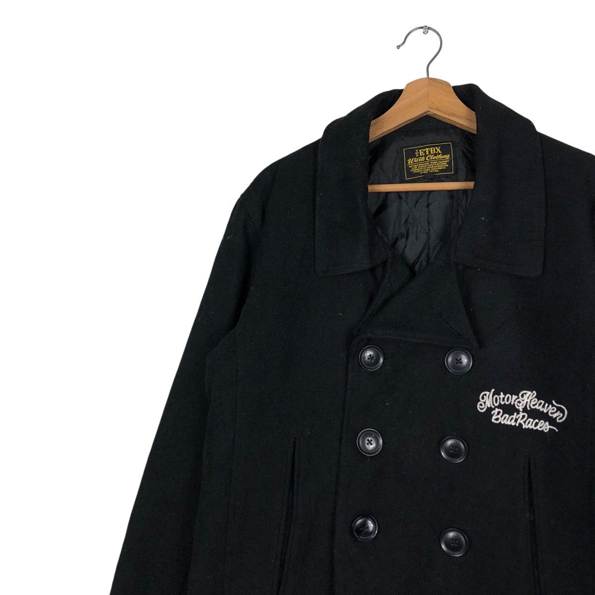 Japanese Brand Double Collar Wool Jacket Punk Design Motor Heaven BadRacer Size US M / EU 48-50 / 2 - 8 Thumbnail