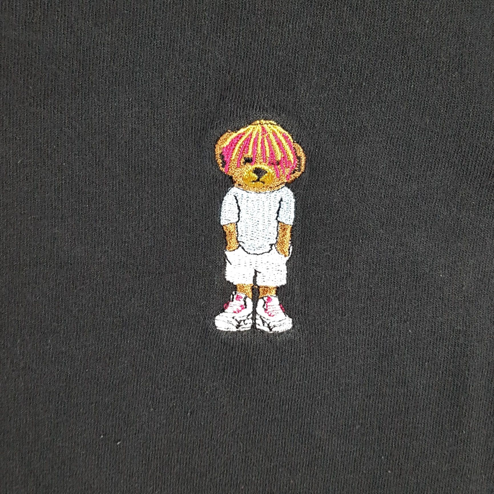 Delta VINTAGE Delta Men's T-Shirt 90s Hip Hop Music Embroidered Logo Black L Size US L / EU 52-54 / 3 - 3 Thumbnail