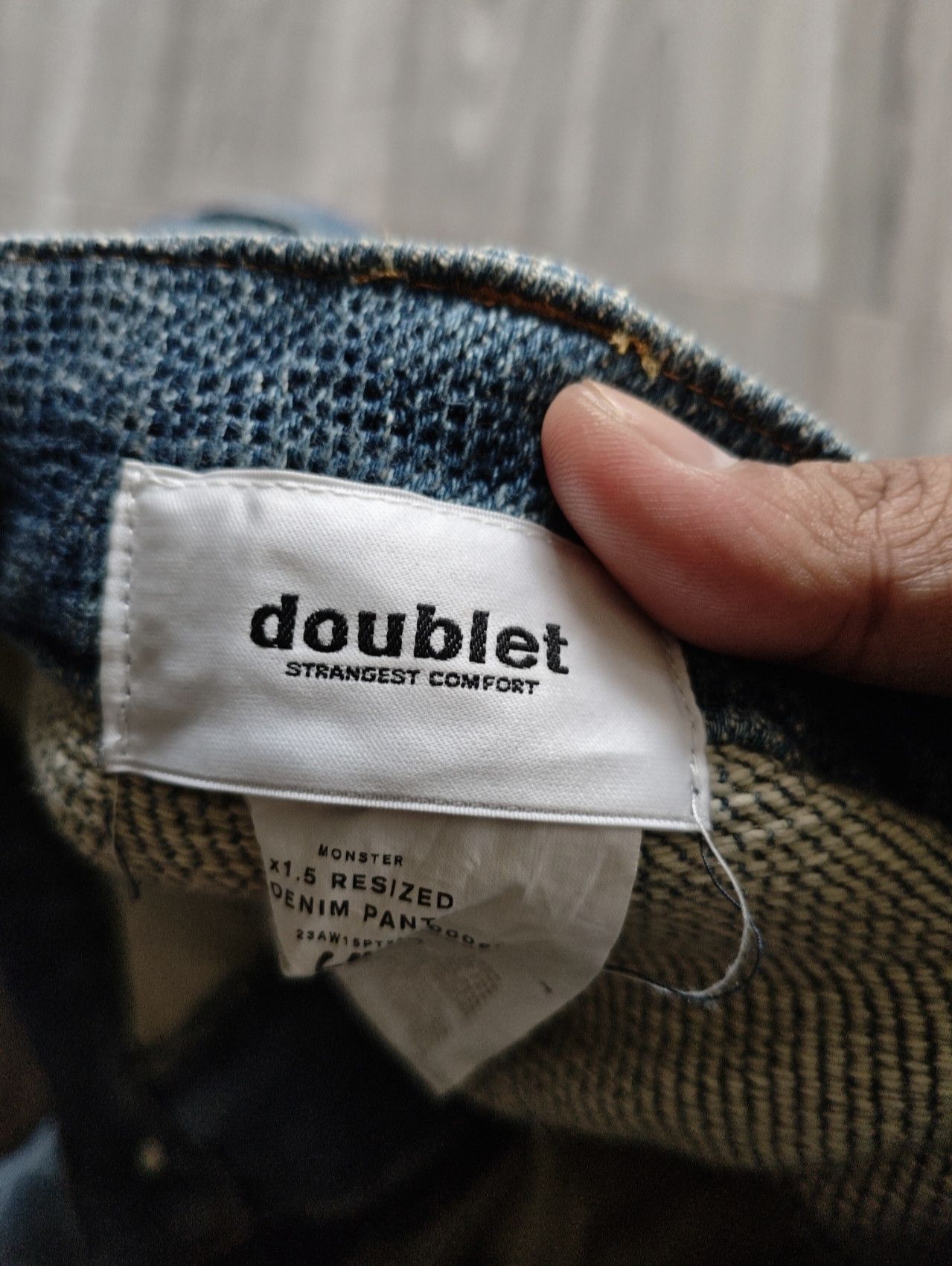 Doublet Doublet X1.5 resize 150% Baggy pants Size 34" / US 12 / IT 48 - 5 Thumbnail
