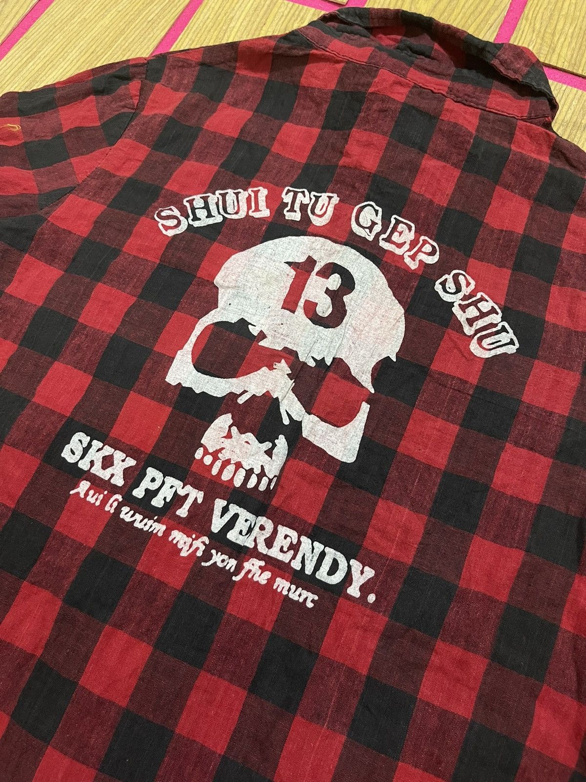 If Six Was Nine Y2K CHYAN IN short sleeve shirt skull ifsix style Size M / US 6-8 / IT 42-44 - 6 Thumbnail