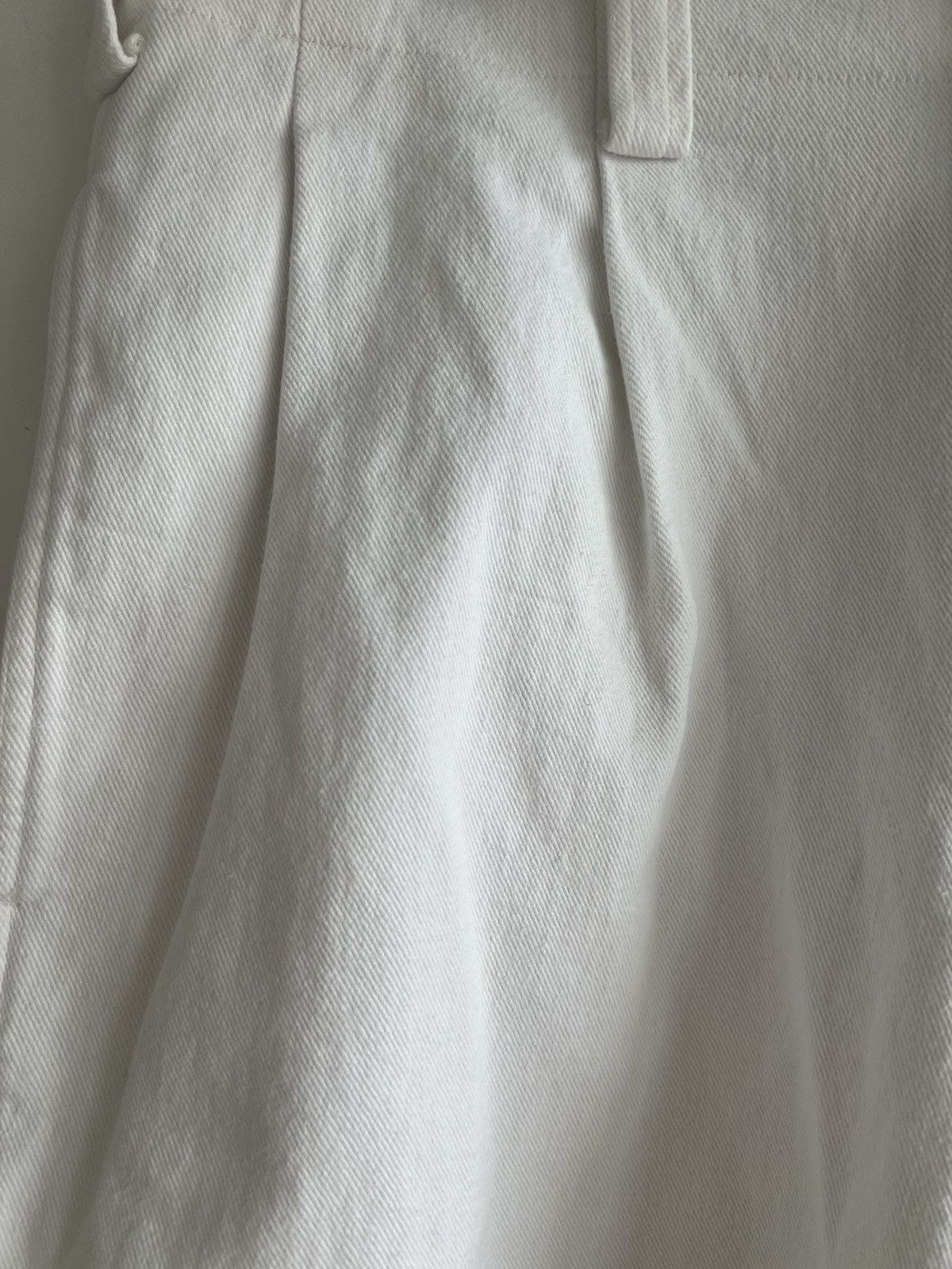 Yohji Yamamoto Yohji Yamamoto Pour Homme - Cotton/Twill 2 Tuck Short Pants Size US 30 / EU 46 - 4 Thumbnail