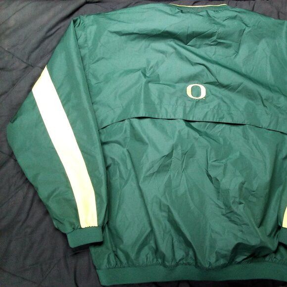 NCAA × Nike × Vintage Vintage Nike Mid Swoosh Oregon Ducks Windbreaker Jacket Size US XL / EU 56 / 4 - 7 Thumbnail