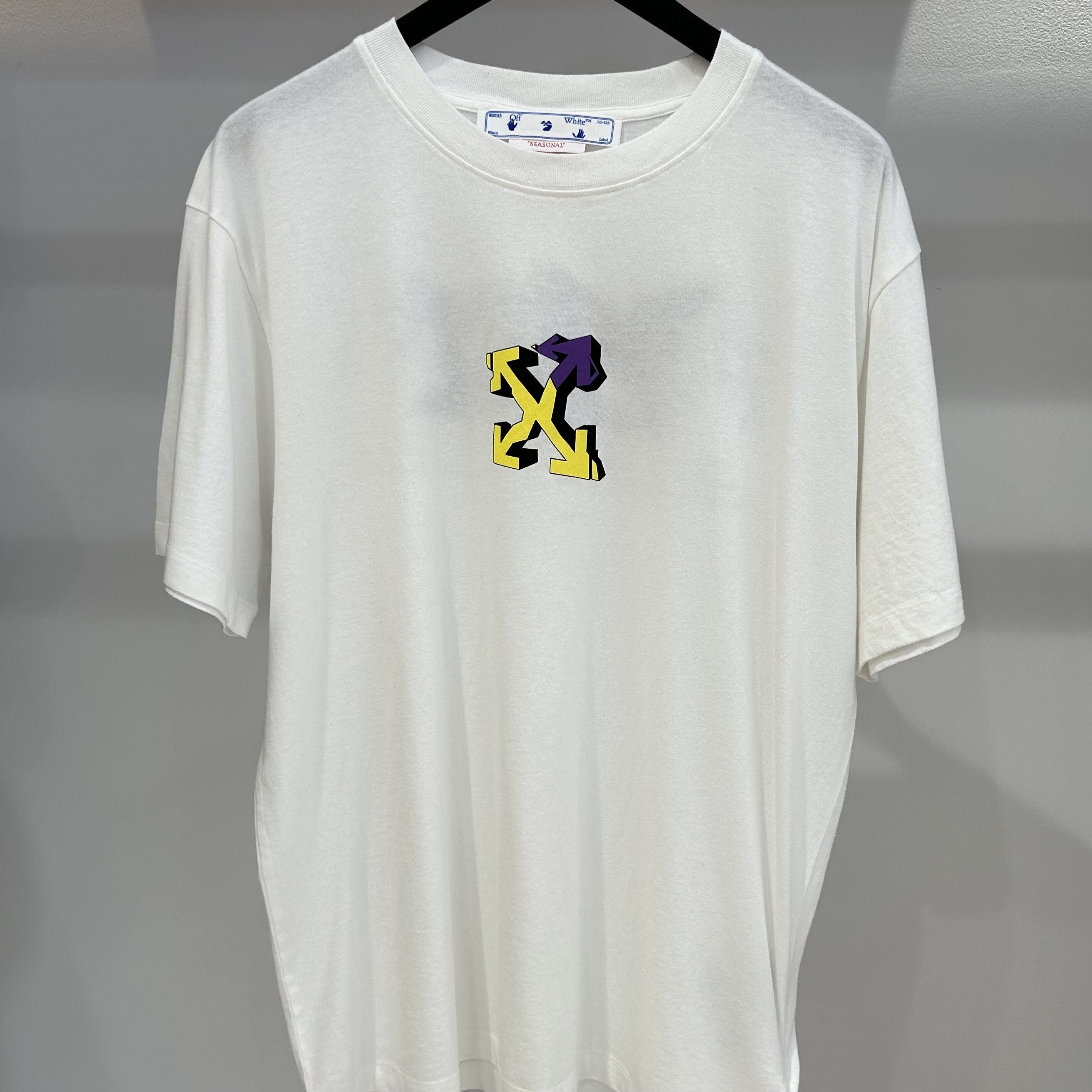 Off-White Off-White Wizard Graffiti Tee Size US XL / EU 56 / 4 - 1 Thumbnail