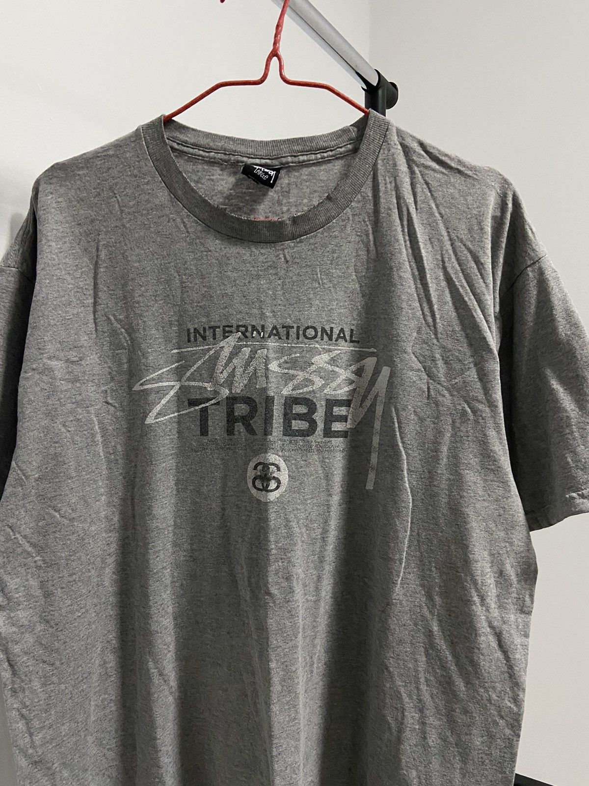 Stussy × Vintage Stussy Tribe T-shirt Vintage big Logo sk8 Size US L / EU 52-54 / 3 - 2 Thumbnail