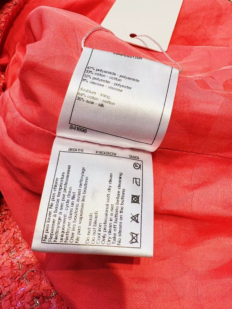 Chanel Chanel 20 spring and summer show pink tweed long-sleeved j Size XS / US 0-2 / IT 36-38 - 6 Thumbnail