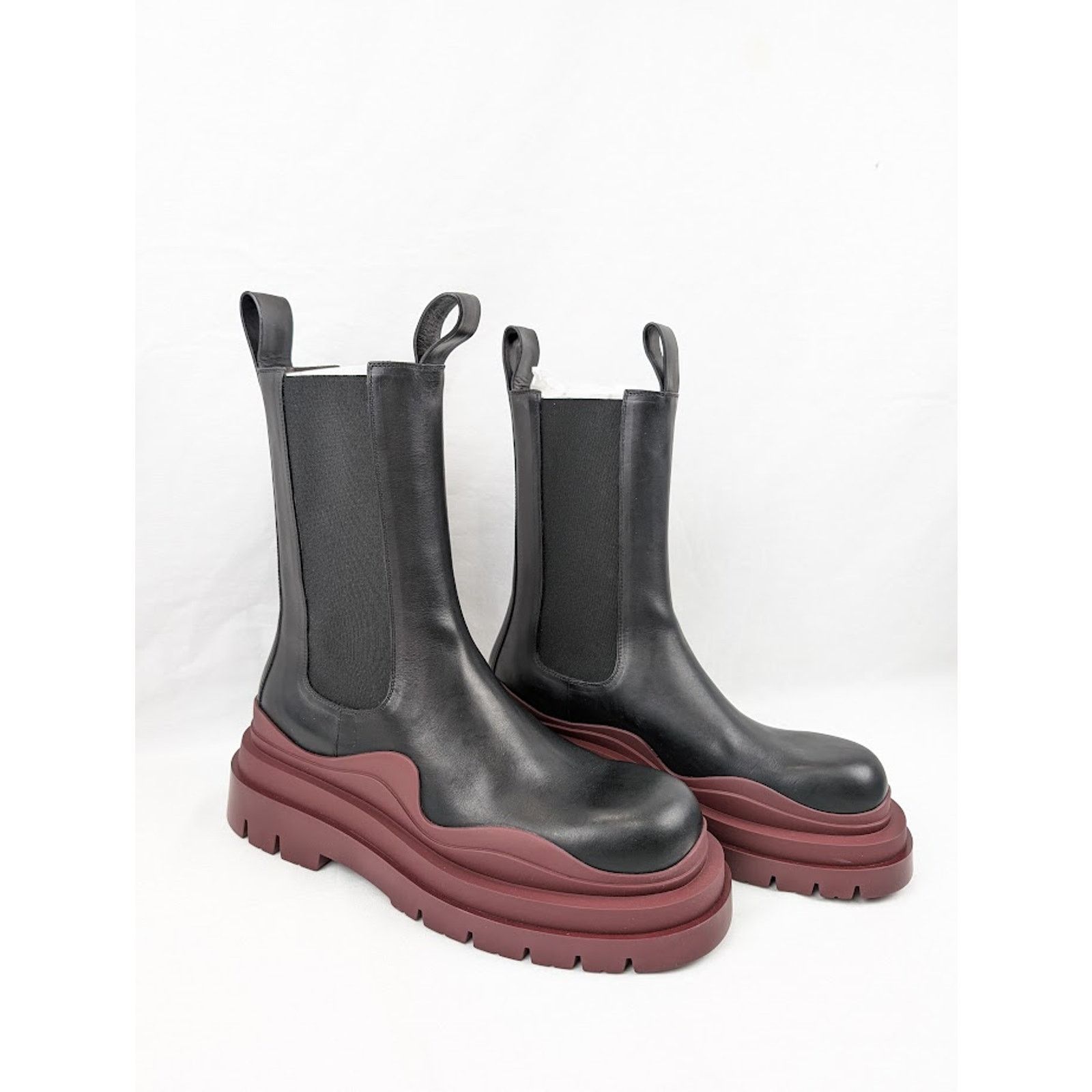 Bottega Veneta o1rshd1 Q:2 / Military Calf Tire Boots in Black Size US 10 / EU 43 - 12 Thumbnail