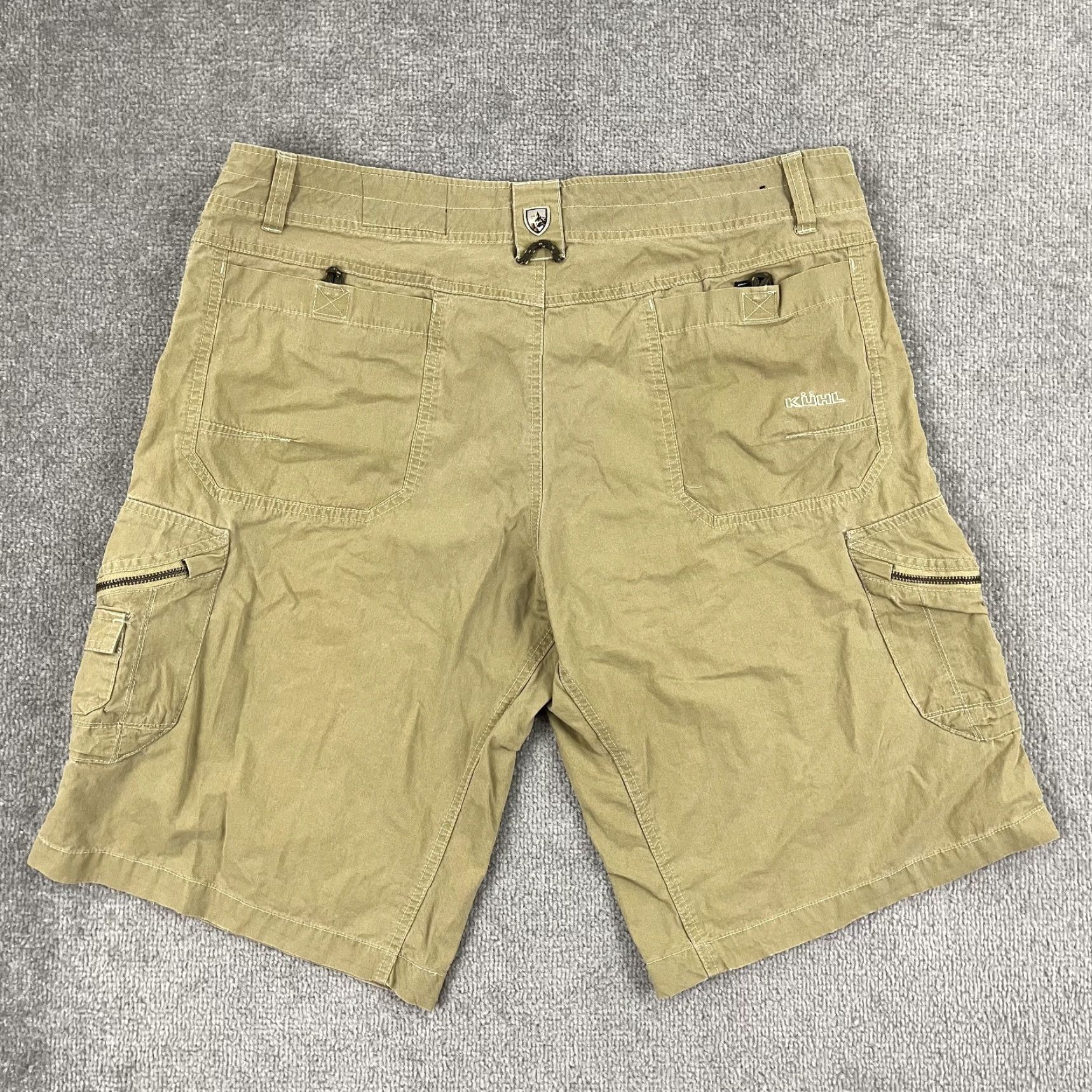 Vintage Kuhl Ambush Cargo Shorts 38 Brown Utility Hiking Outdoor Mens 12 in Inseam Size US 38 / EU 54 - 3 Thumbnail