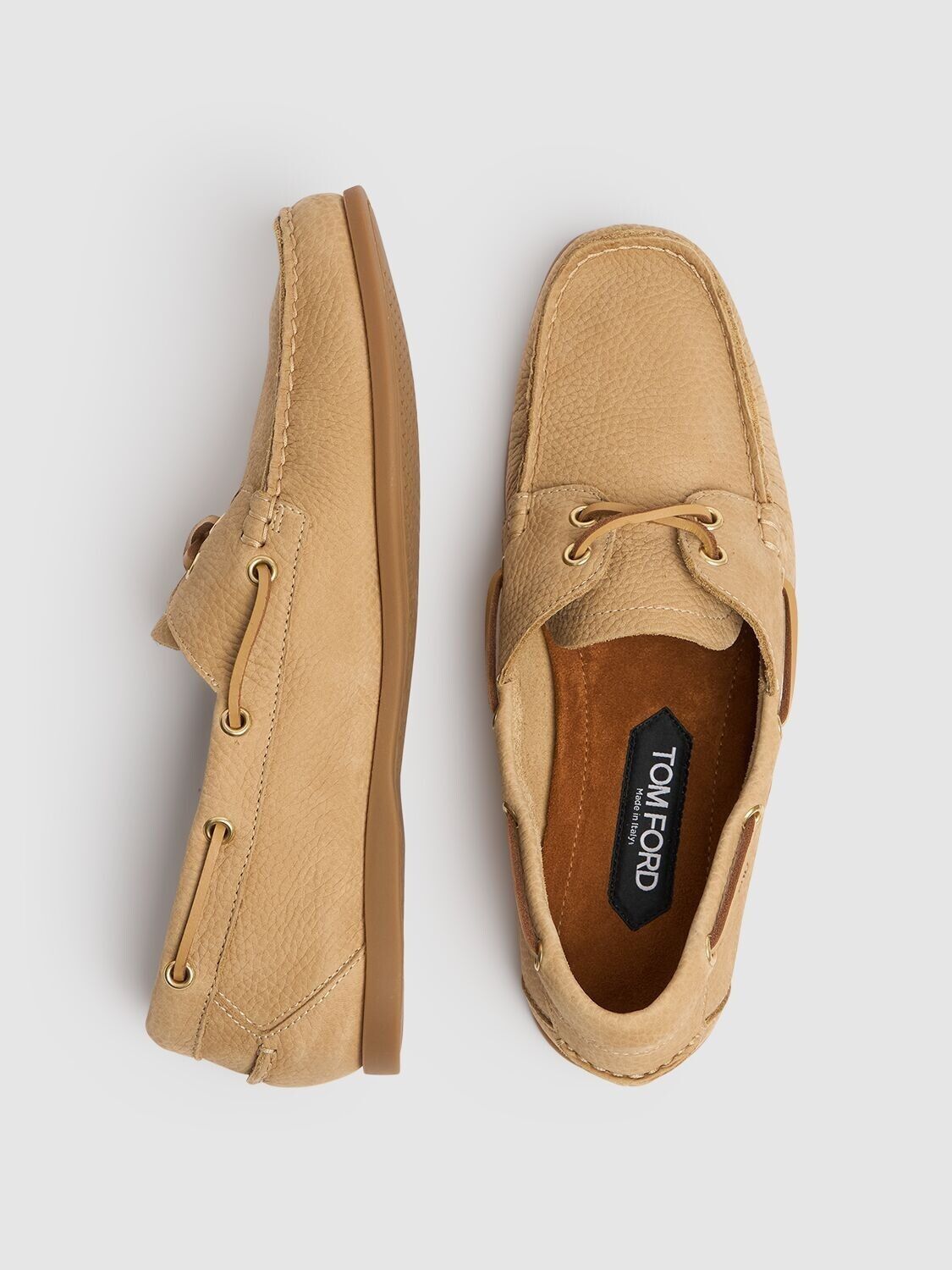 Tom Ford TOM FORD Robin Peanut/Amber Nubuck Loafers Size US 7 / IT 37 - 4 Thumbnail