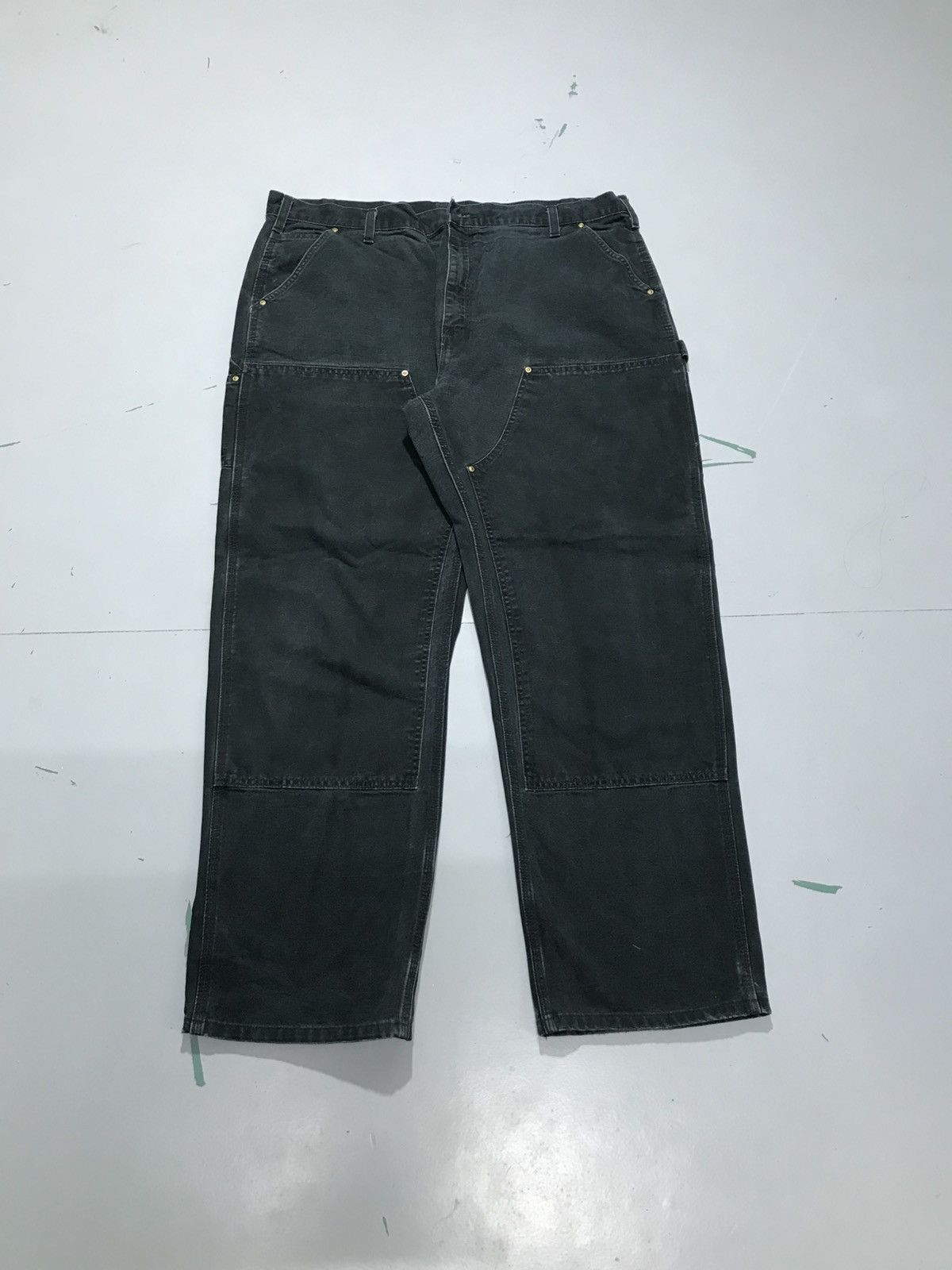 Carhartt Vintage carhartt B01 BLK double knee workwear Size US 42 / EU 58 - 1 Thumbnail