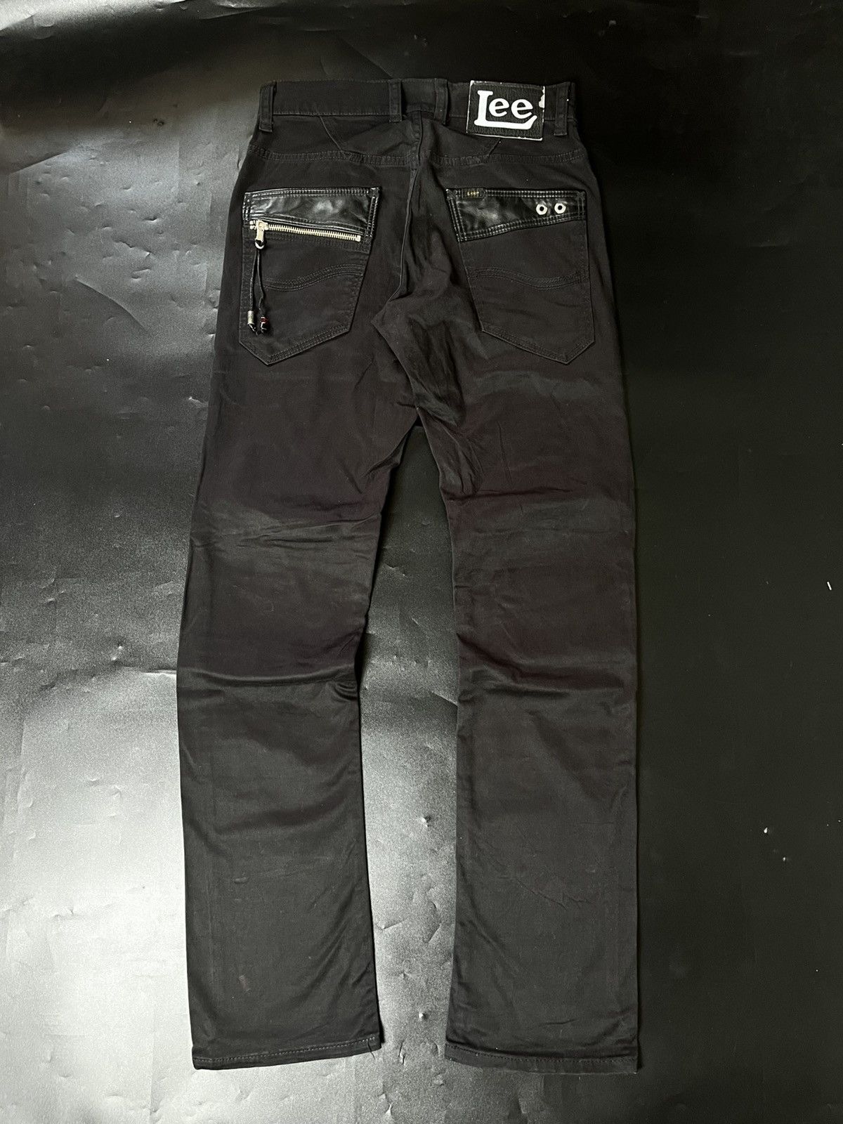 If Six Was Nine × Japanese Brand × Le Grande Bleu (L.G.B.) Super Black Lee riders Bondage Size US 29 - 2 Thumbnail
