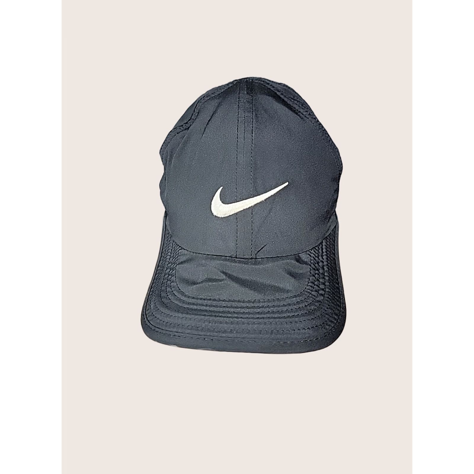 Nike Nike Hat Featherlight Dri-Fit Cap Black Golf Vented Adjustable One Size Running Unisex Adults Strap Back Swoosh Size ONE SIZE - 1 Thumbnail