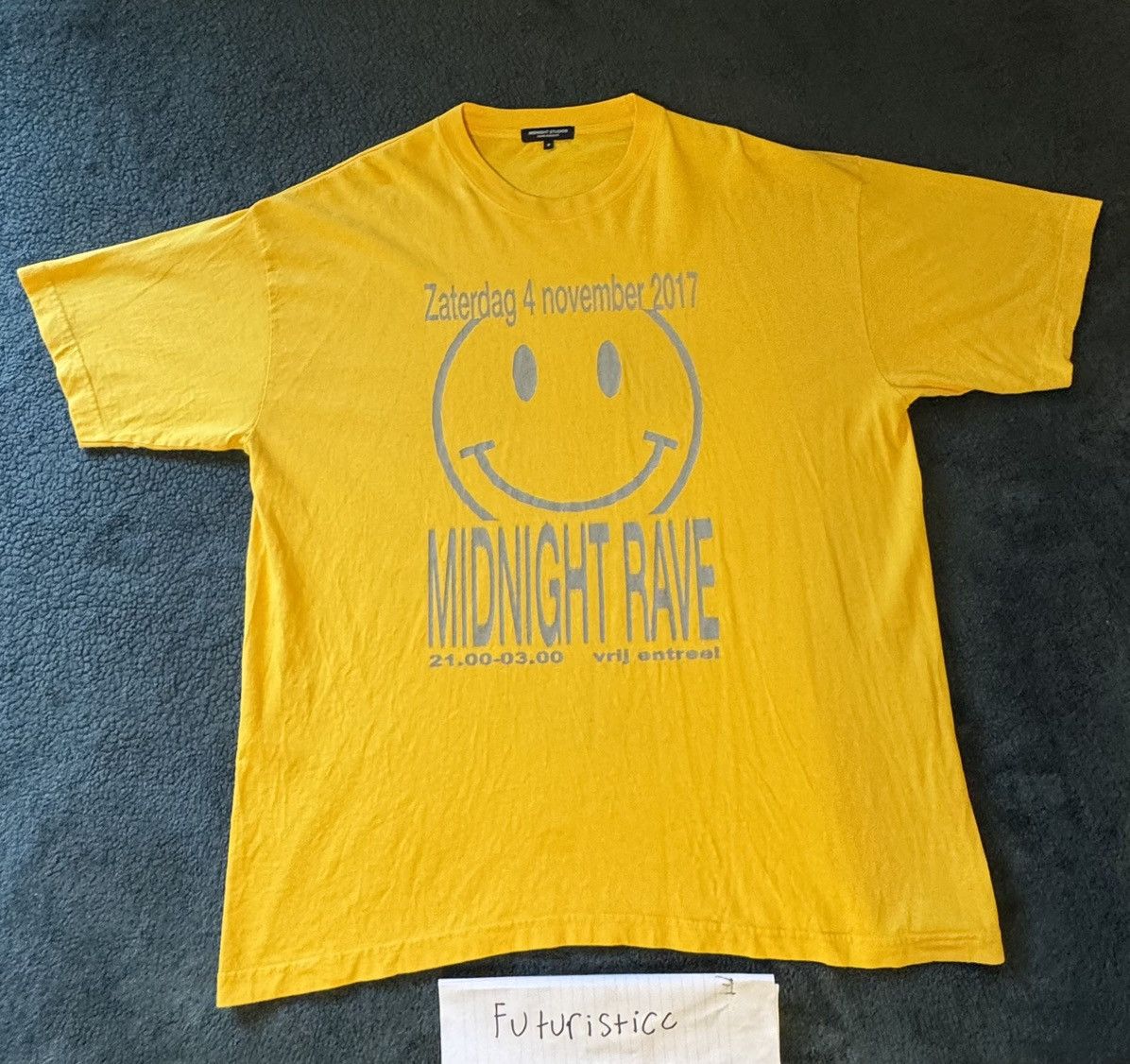 AWGE × Midnight Studios Midnight Studios x Awge Smiley Tee Size US L / EU 52-54 / 3 - 1 Thumbnail