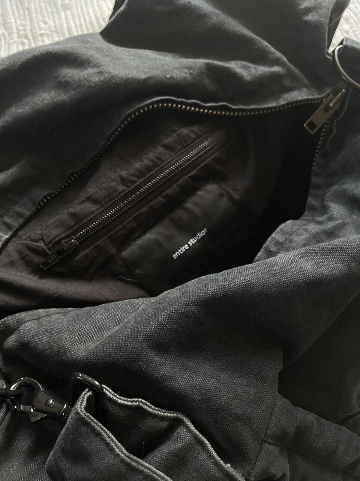 Entire Studios STANDARD DUFFLE WASHED BLACK Size ONE SIZE - 3 Thumbnail
