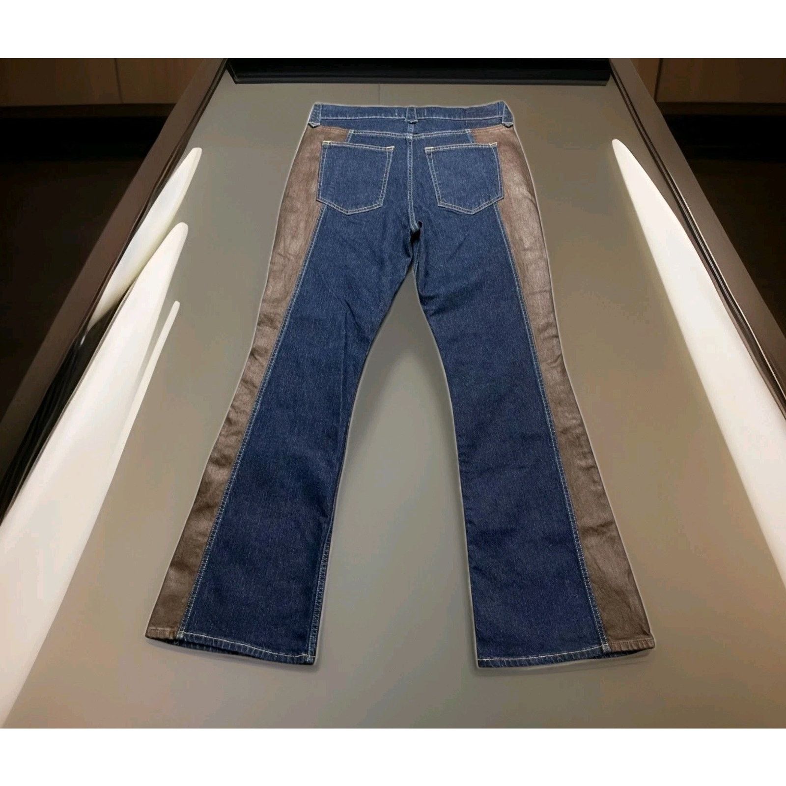 Abercrombie & Fitch Abercrombie & Fitch x Kemosabe High Rise Bootcut Metallic 29 Size 29" - 8 Thumbnail