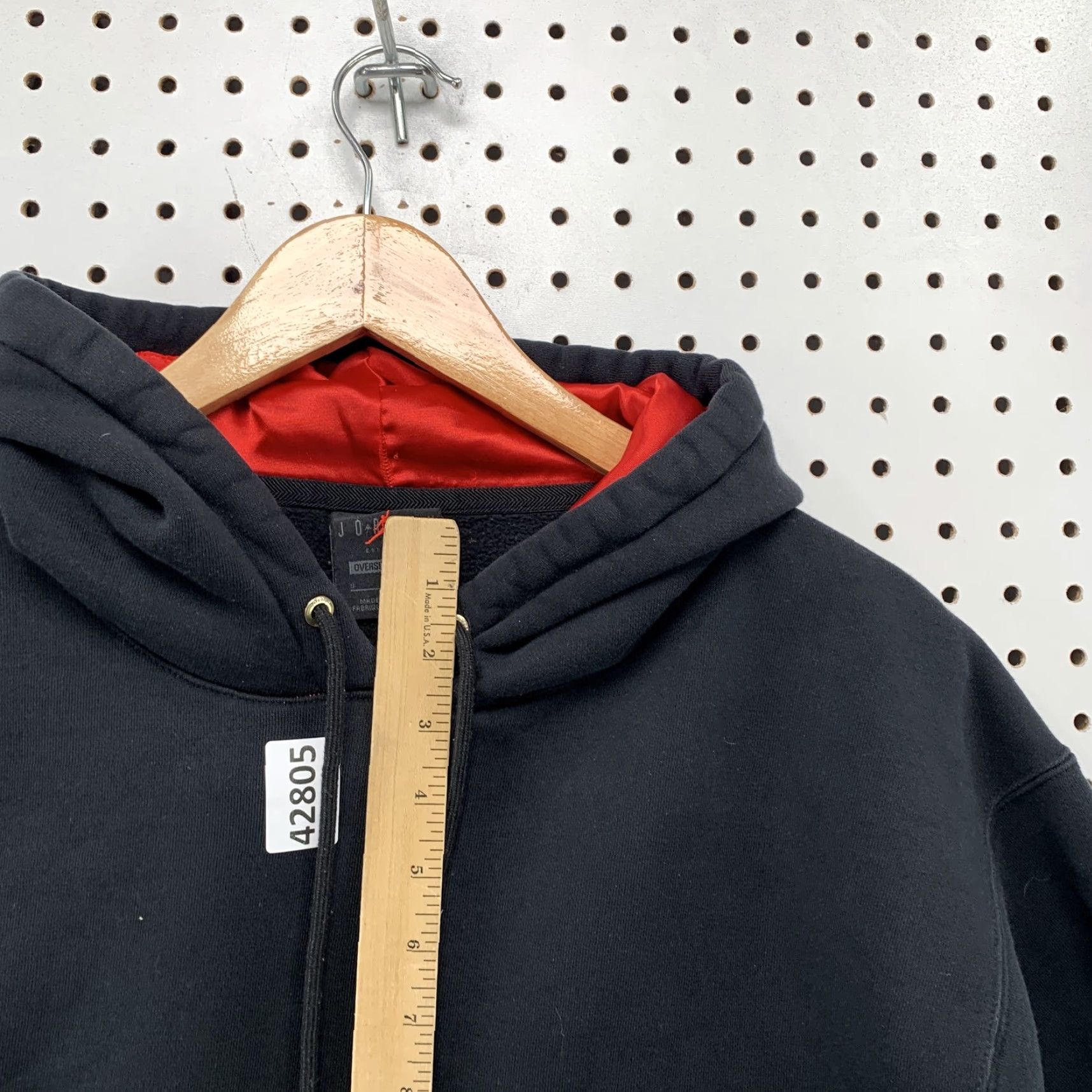 Jordan Brand Jordan Oversized Fit Hoodie Sweatshirt Mens Small Black Long Sleeve Heavyweight Size US S / EU 44-46 / 1 - 5 Thumbnail
