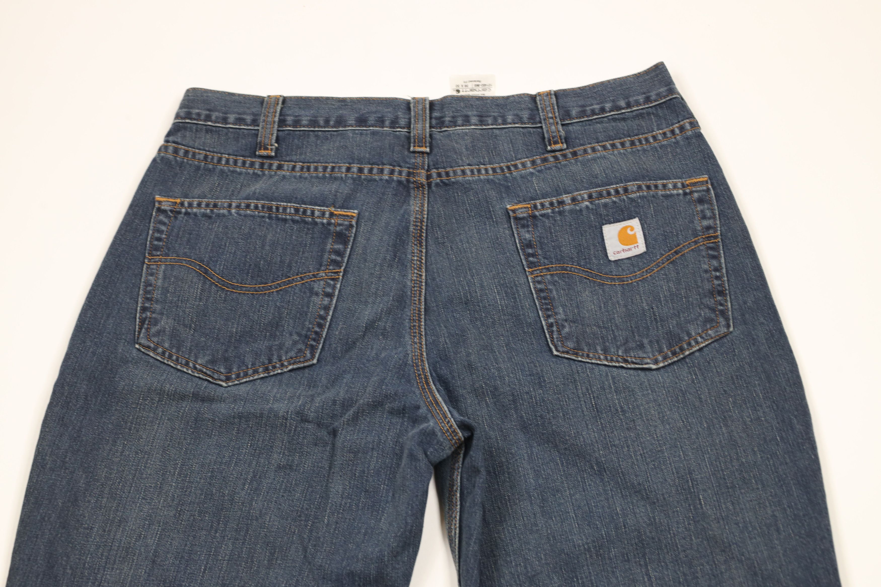 Carhartt × Vintage Vintage Y2K Carhartt Spell Relaxed Fit Dungaree Denim Jeans Size US 36 / EU 52 - 10 Thumbnail