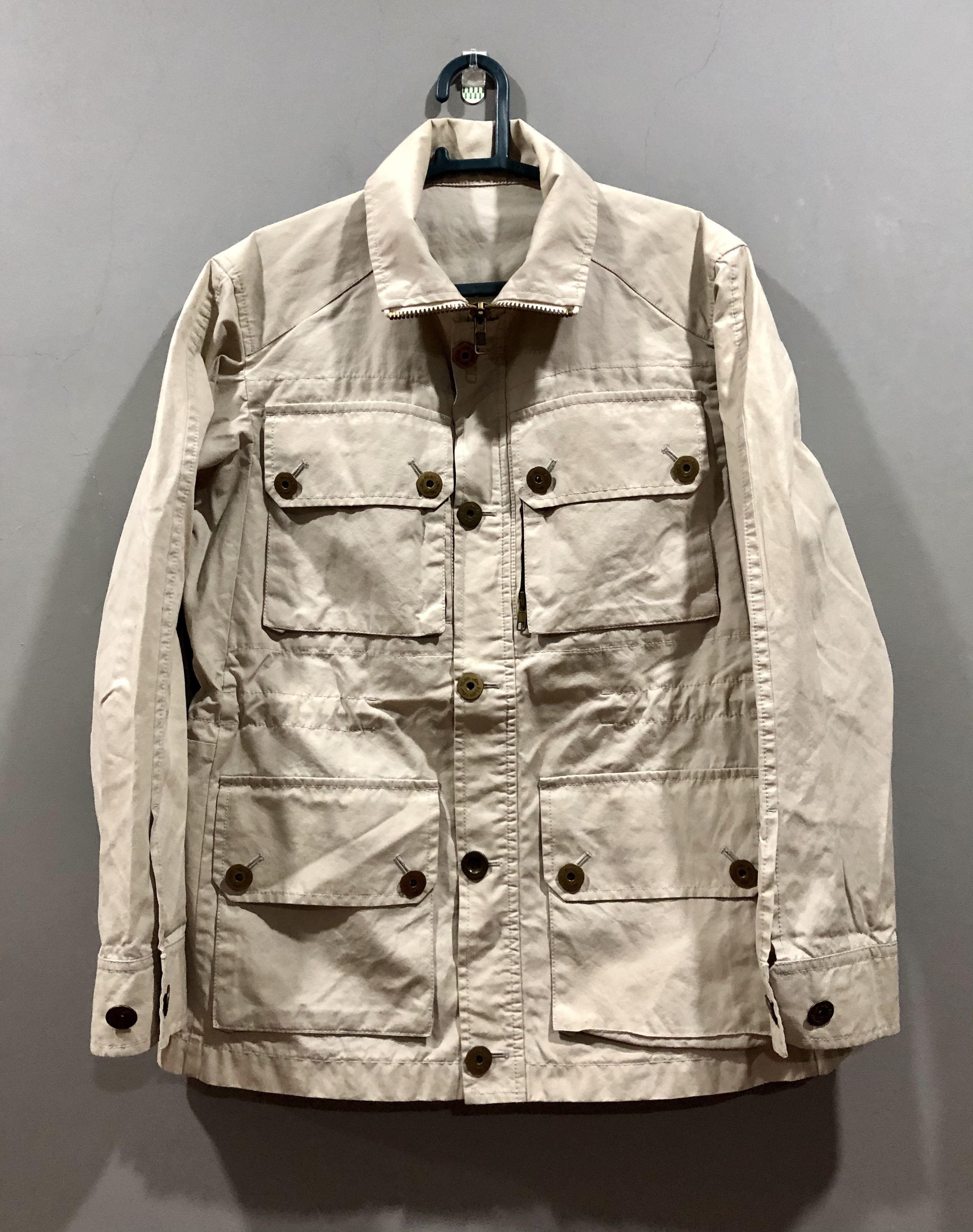 Vintage Hlam Milano Multi Pocket Expose Button Hunting Jacket Size US L / EU 52-54 / 3 - 1 Thumbnail