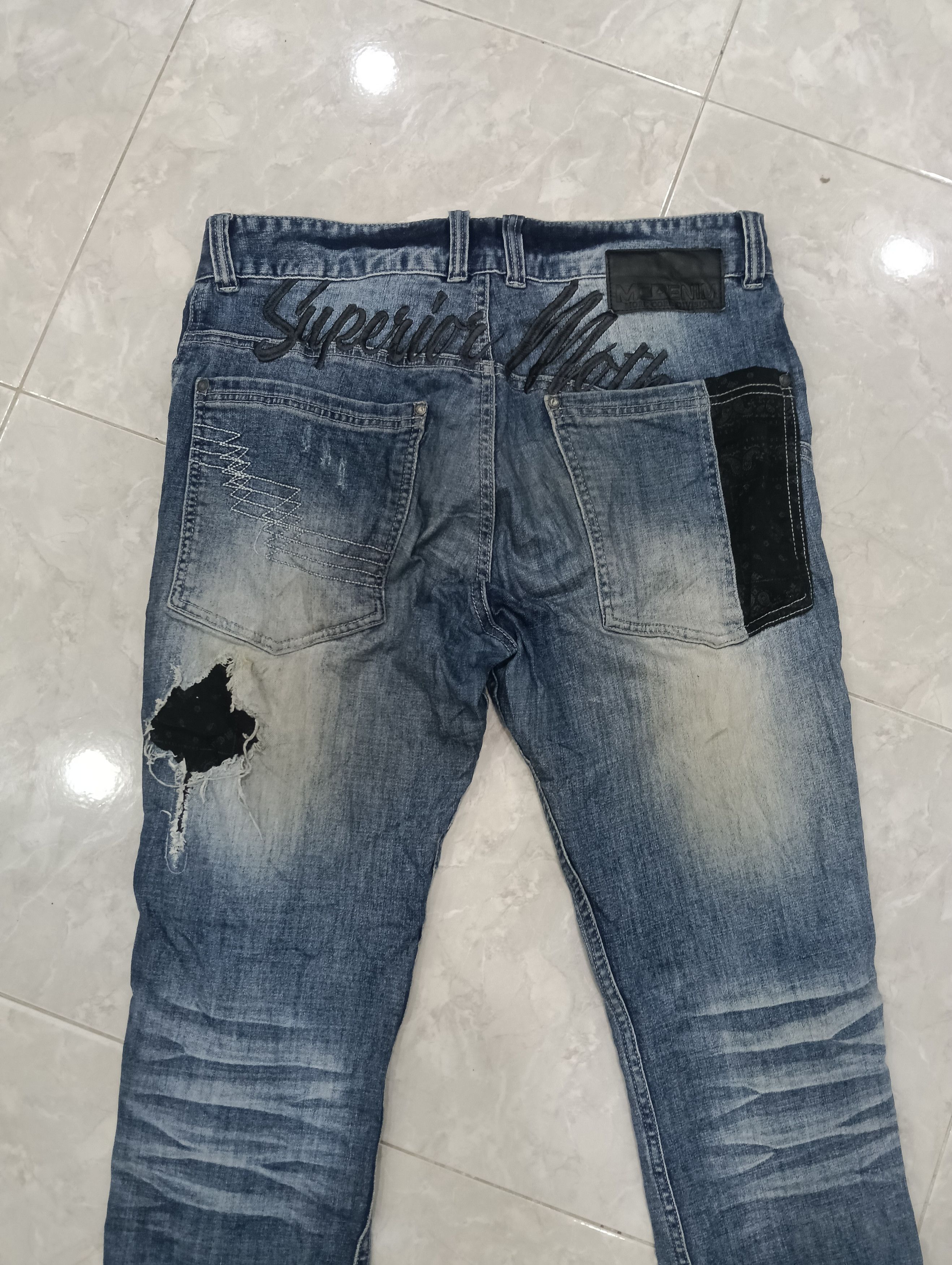 Japanese Brand More Core Division Distressed Style Size US 34 / EU 50 - 5 Thumbnail
