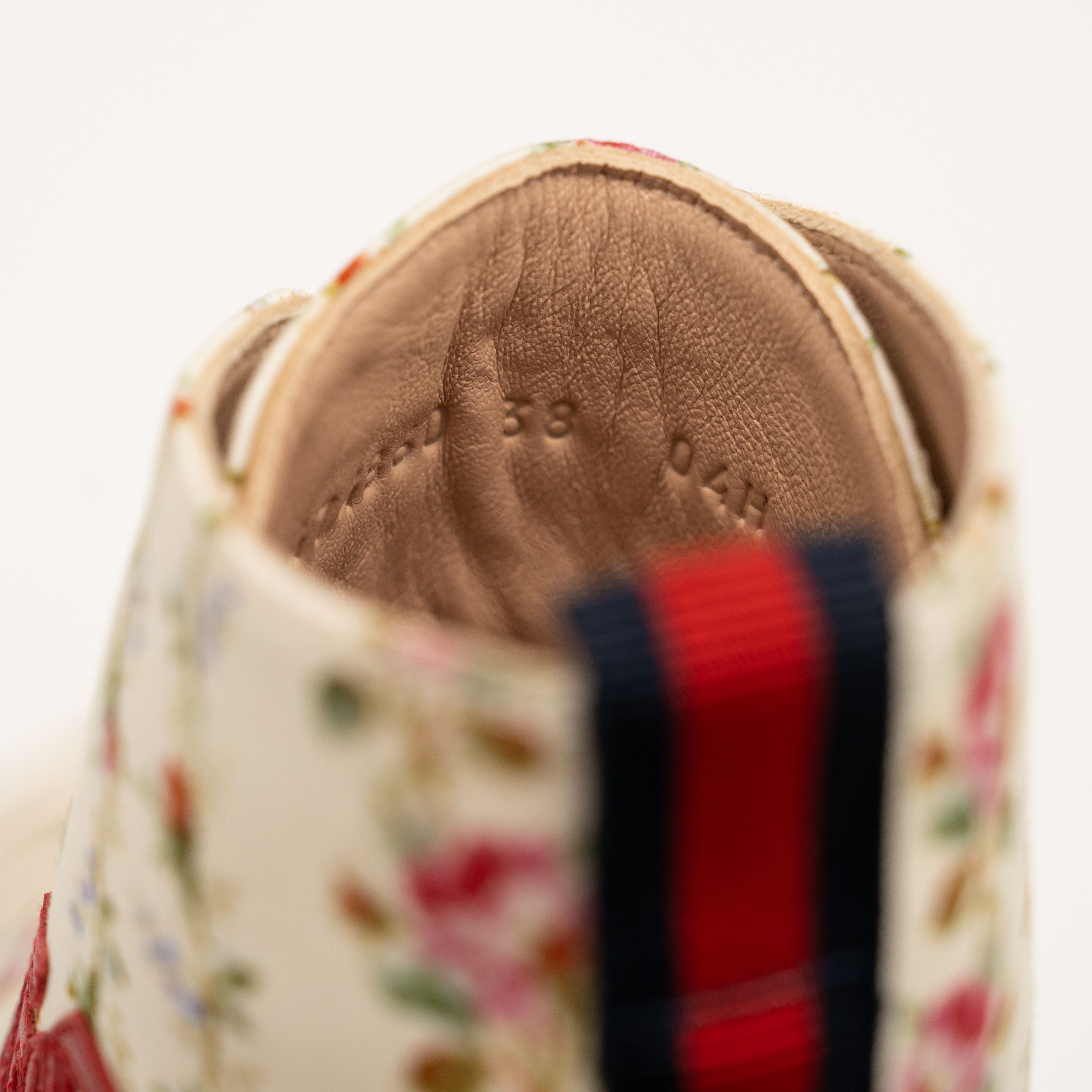 Gucci 38eu 8us Gucci Blind For Love Floral Print High Top Sneakers Size US 8 / IT 38 - 12 Thumbnail