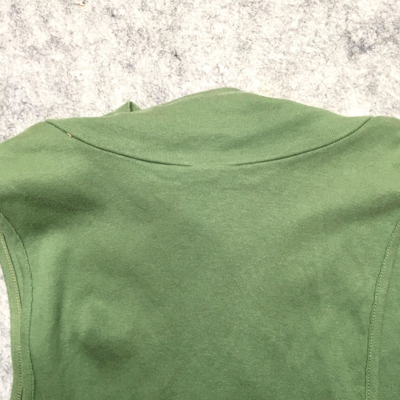 Free People Free People Tank Womens Medium Green Mock Turtleneck Sleeveless Made USA Size M / US 6-8 / IT 42-44 - 6 Thumbnail