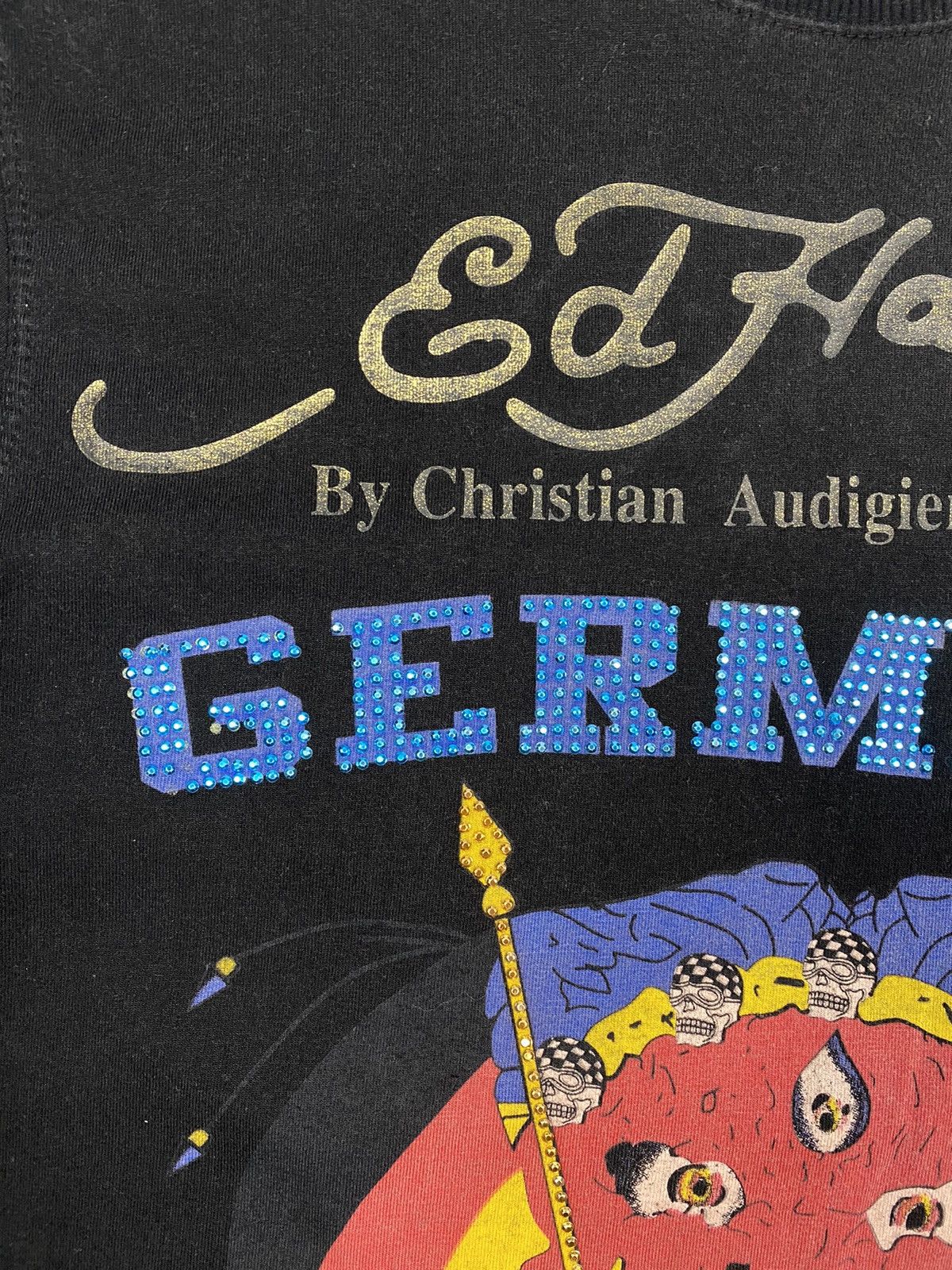 Ed Hardy Vintage Y2K Ed Hardy By Christian Audigier Germany T Shirt Size US L / EU 52-54 / 3 - 6 Thumbnail