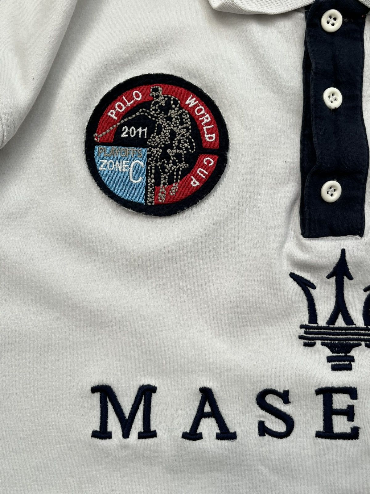 La Martina Y2K Maserati La Martina Polo Rugby TShirt Ralph Style Racing Size US L / EU 52-54 / 3 - 8 Thumbnail