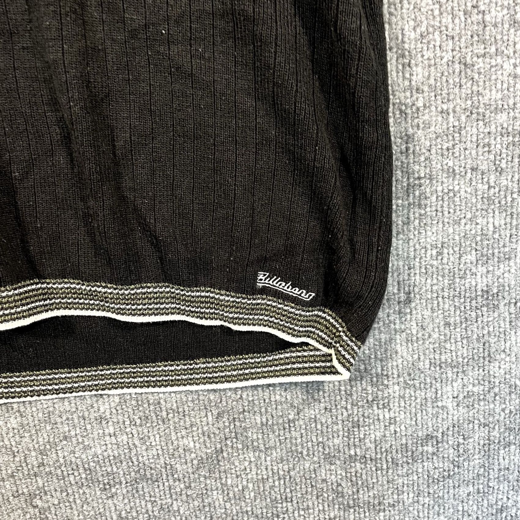Billabong VINTAGE Billabong Polo Shirt Mens Large Black Surf Skate Striped Terry Cloth 90s Size US L / EU 52-54 / 3 - 4 Thumbnail