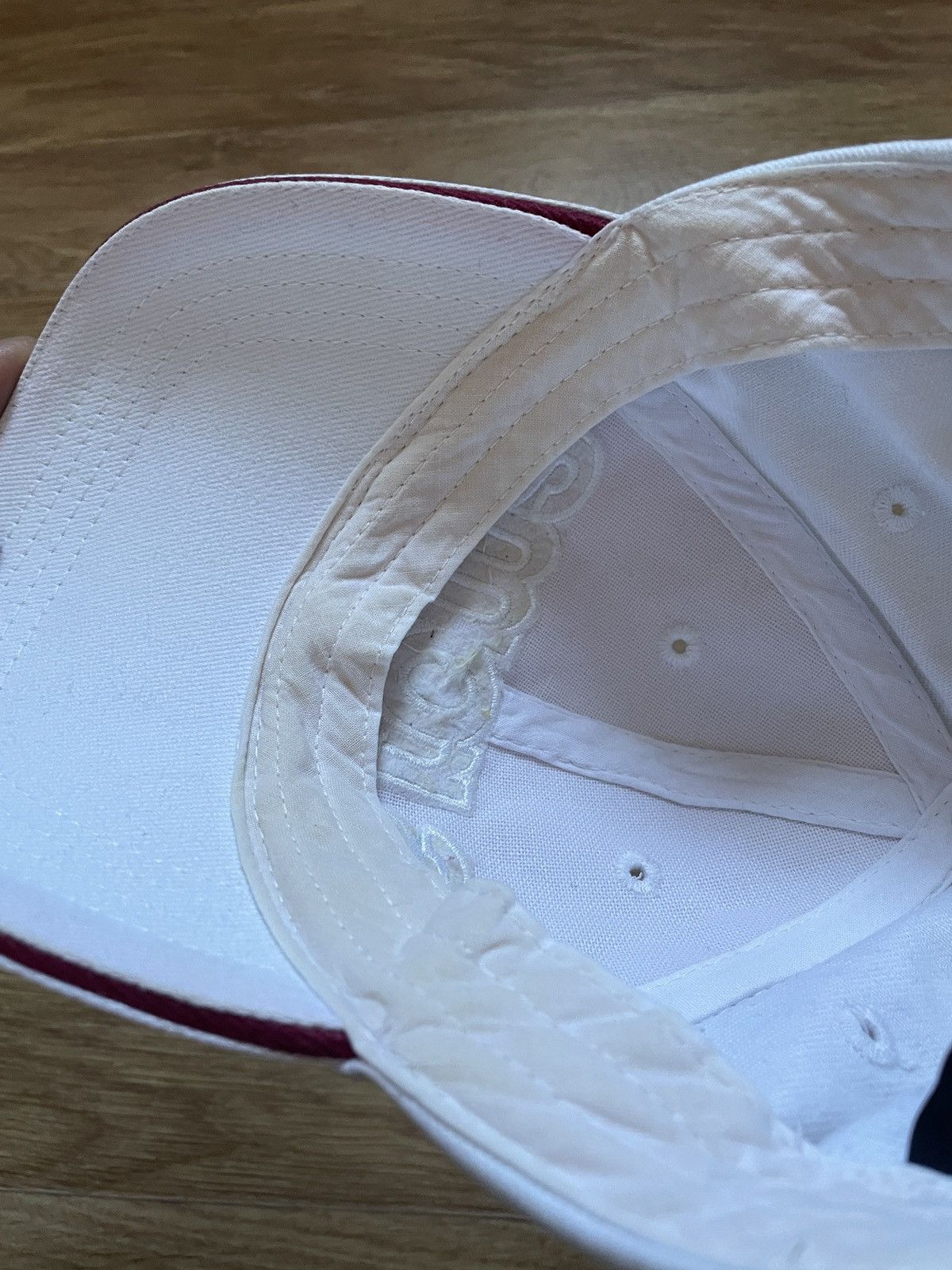 Kappa Vintage AS Roma Kappa White Football Soccer Cap Size ONE SIZE - 8 Thumbnail