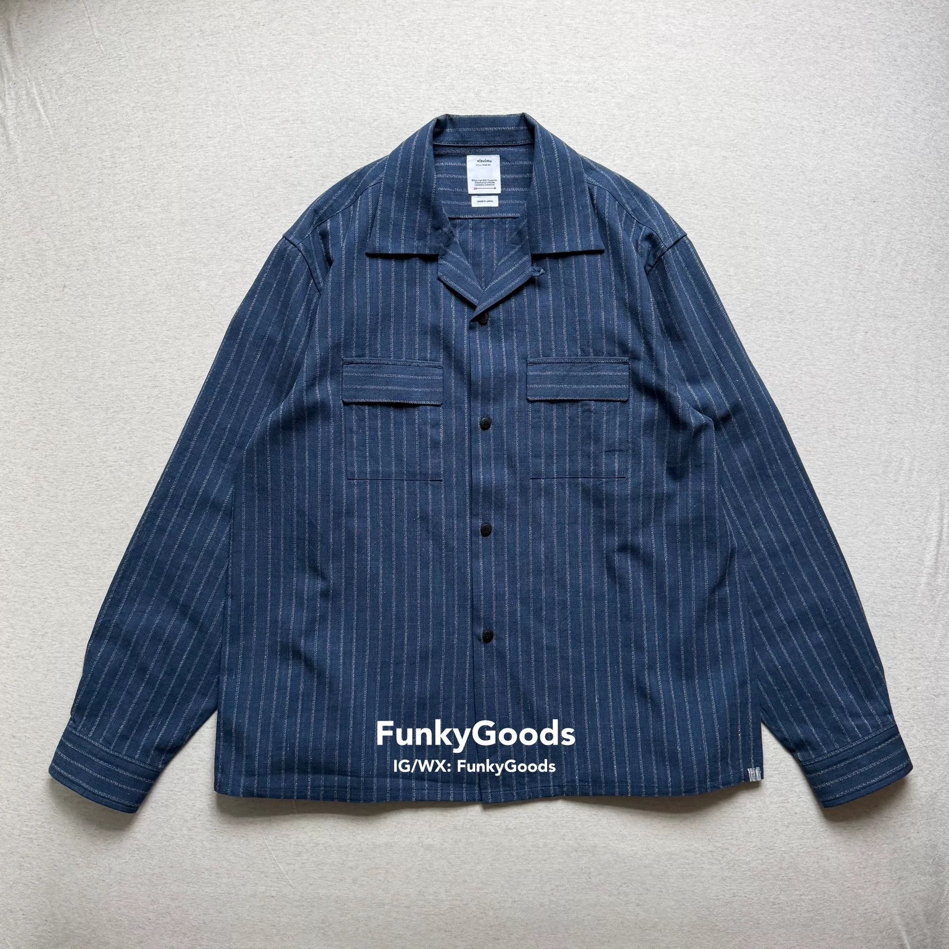 Visvim Visvim 25aw Keesey Stripes L/S Shirt Size US XL / EU 56 / 4 - 1 Thumbnail