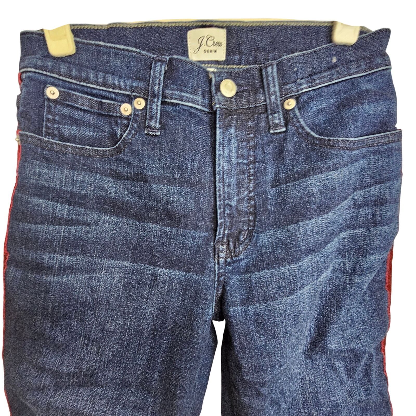 J.Crew J. Crew Womens Vintage Straight Leg Jeans Size 27 Tuxedo Size 27" / US 4 / IT 40 - 4 Thumbnail