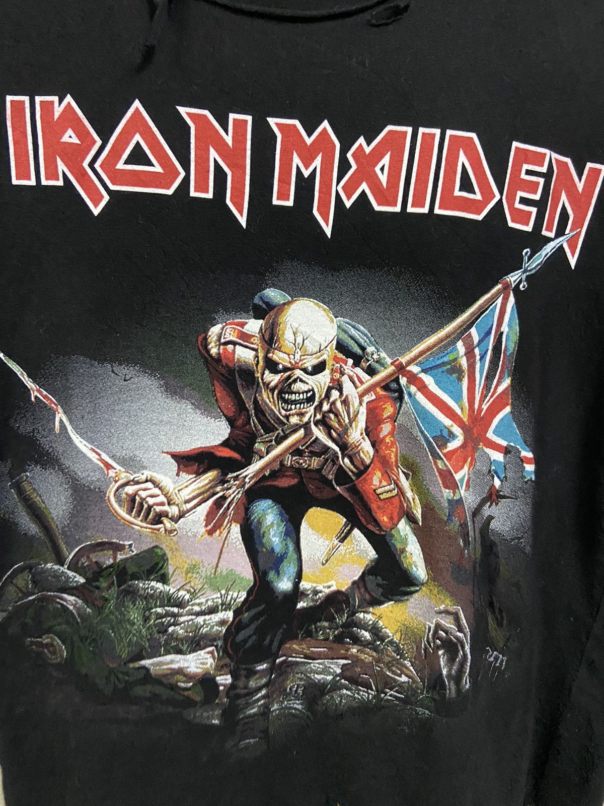 Band Tees × Iron Maiden Iron Maiden Trooper Custom punk style Tee Size US S / EU 44-46 / 1 - 3 Thumbnail