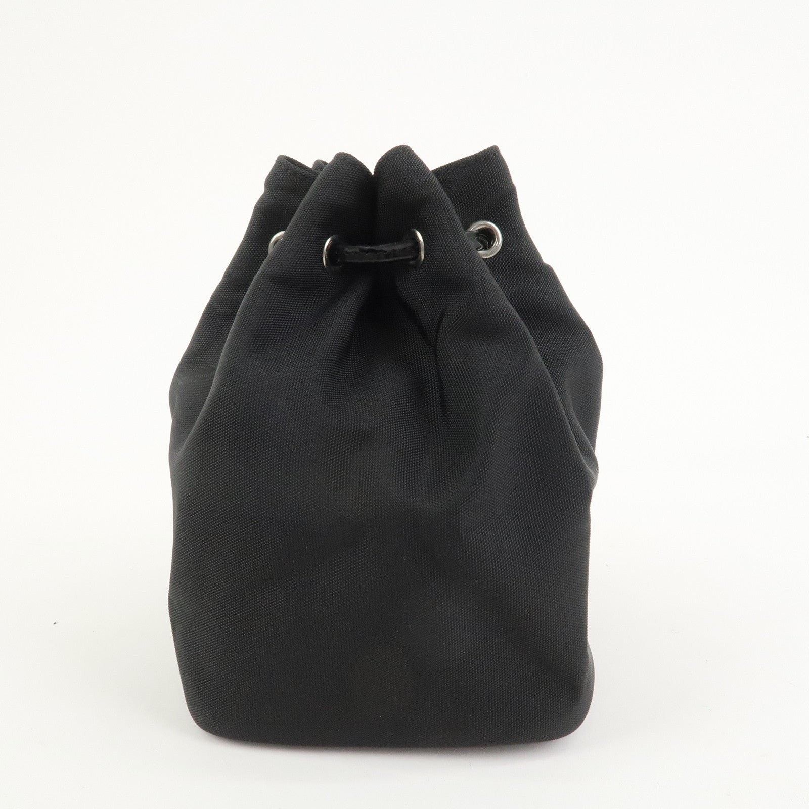 Gucci Gucci Drawstring Nylon Cosmetic Pouch Black Size ONE SIZE - 2 Thumbnail