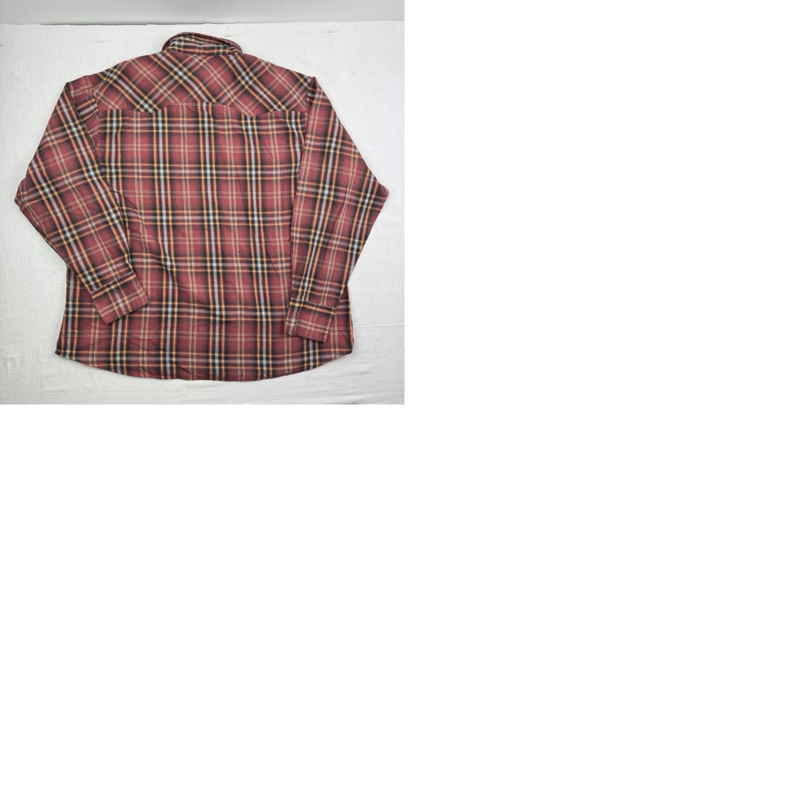 Wrangler VINTAGE Wrangler Wrancher Pearl Snap Shirt Adult 2XL Red Plaid Western Cowboy Mens Size US XXL / EU 58 / 5 - 9 Thumbnail