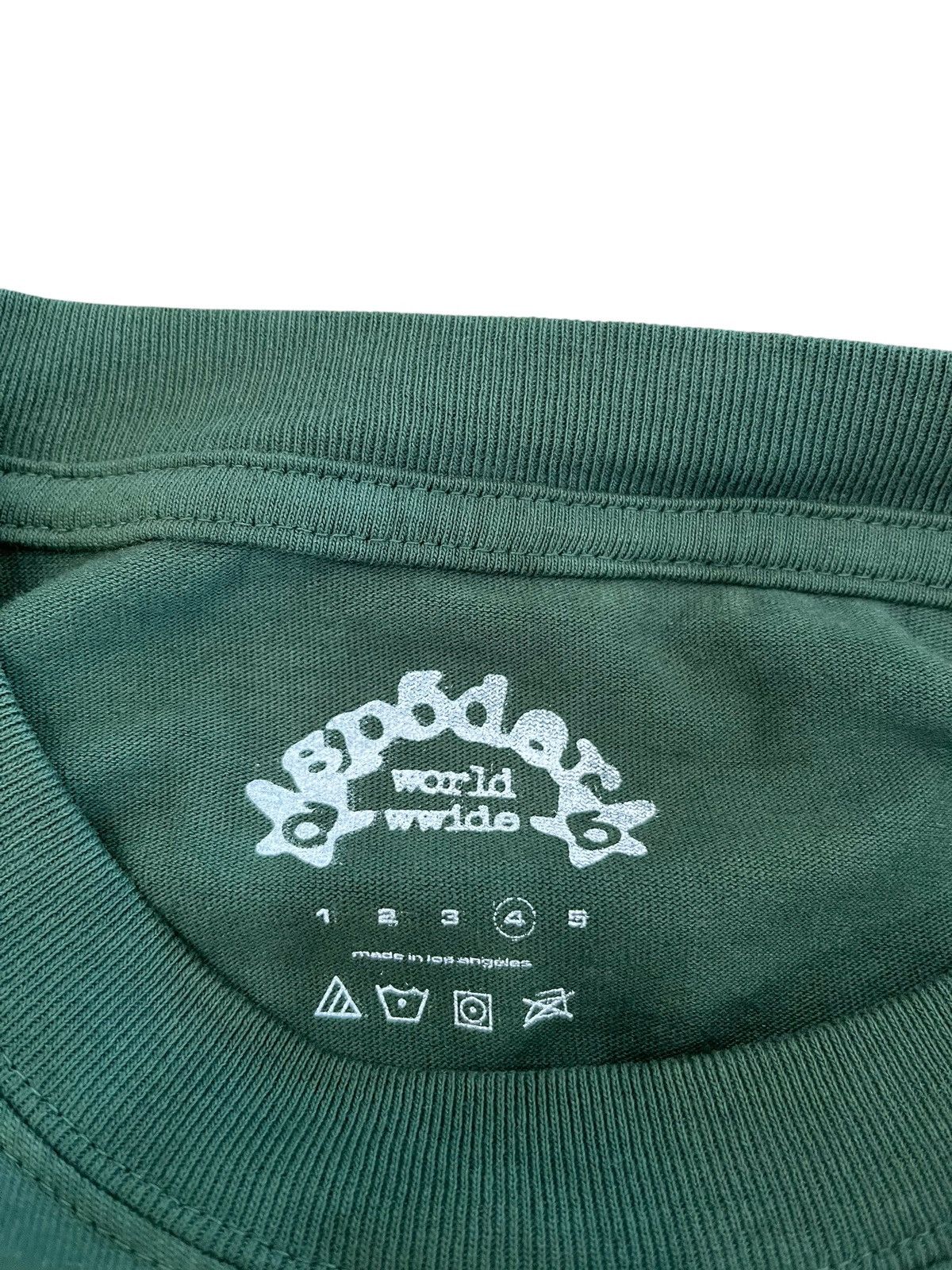 Sp5der Sp5der OG Web Tee Green/Yellow Size US XL / EU 56 / 4 - 3 Thumbnail
