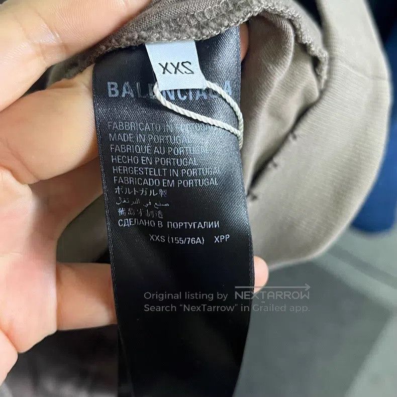 Balenciaga Balenciaga Destroyed hoodie Size US XXS / EU 40 - 4 Thumbnail