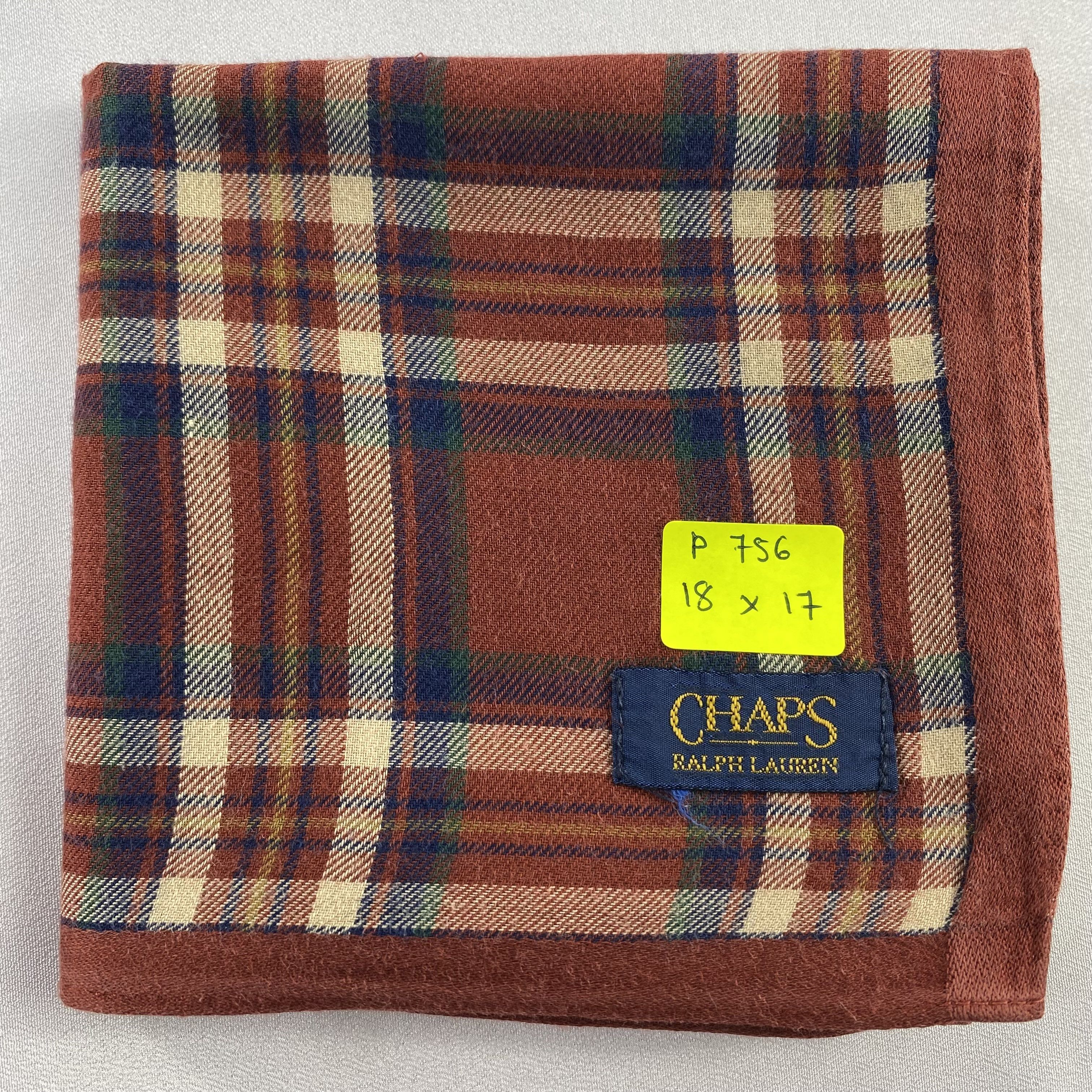 Chaps Ralph Lauren × Vintage Chaps Ralph Lauren Handkerchief / Neckerchief-P756 Size ONE SIZE - 5 Thumbnail