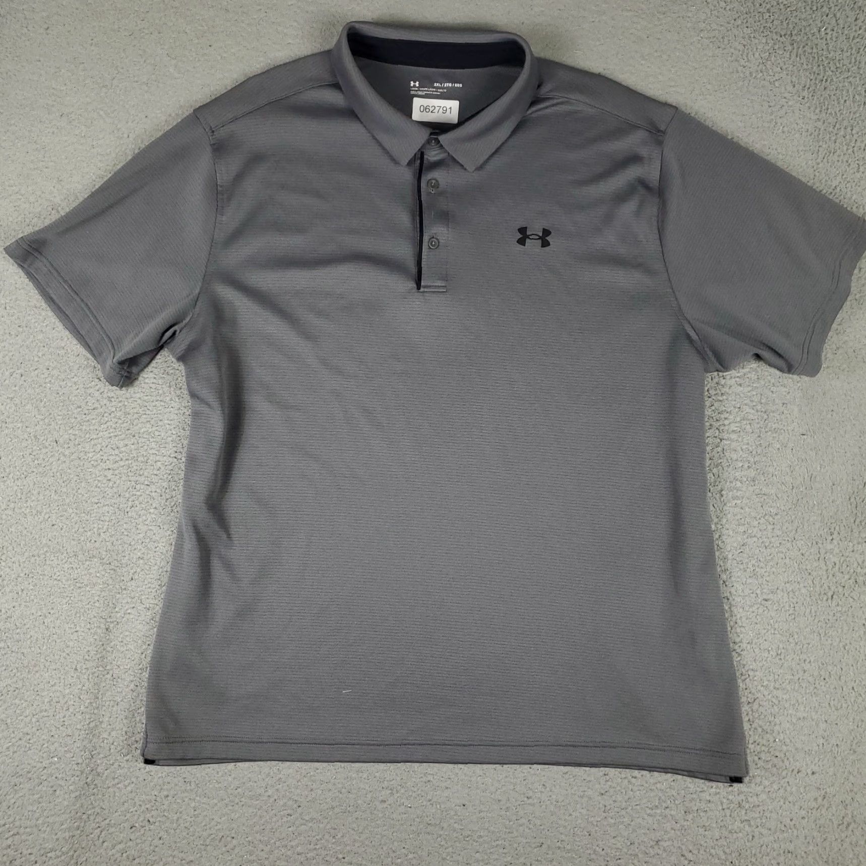 Under Armour Under Armour Polo Shirt Mens Size 2XL Gray Golf Casual Short Sleeve Size US XXL / EU 58 / 5 - 2 Thumbnail