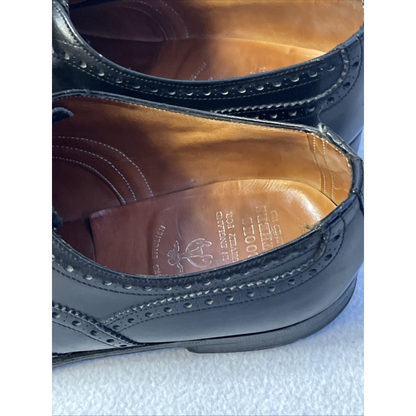 Brooks Brothers VTG Brooks Brothers Brooks English Devon Black Leather Size US 11.5 / EU 44-45 - 4 Thumbnail