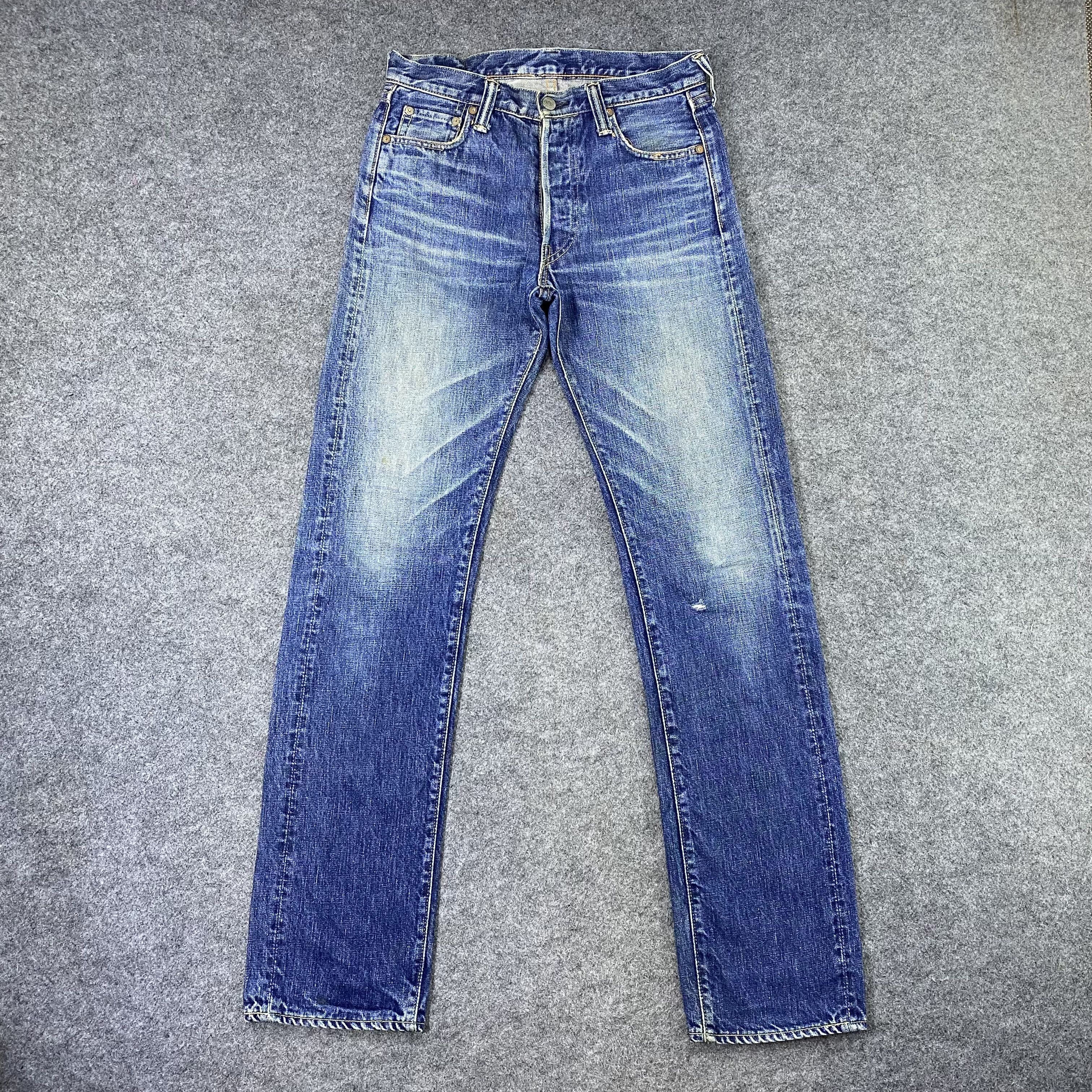 Full Count & Co. × Japanese Brand × Vintage Vintage Full Count & Co. Fly Button Blue Wash Jeans-J1167 Size US 29 - 1 Thumbnail