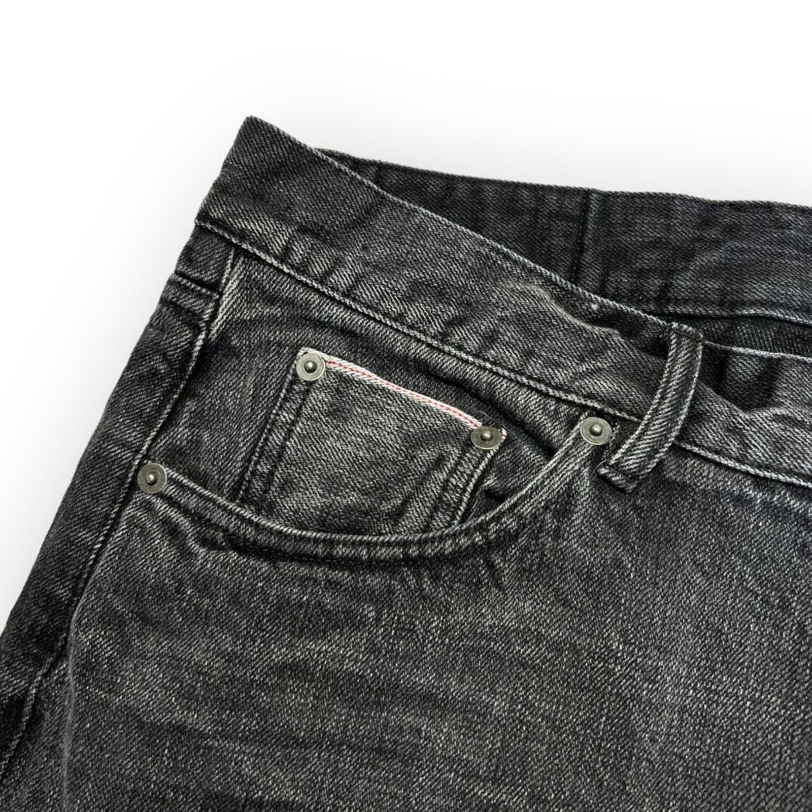 Taylor Stitch Taylor Stitch Slim Selvage Jean Black Wash Size 35x27 Size US 35 - 8 Thumbnail