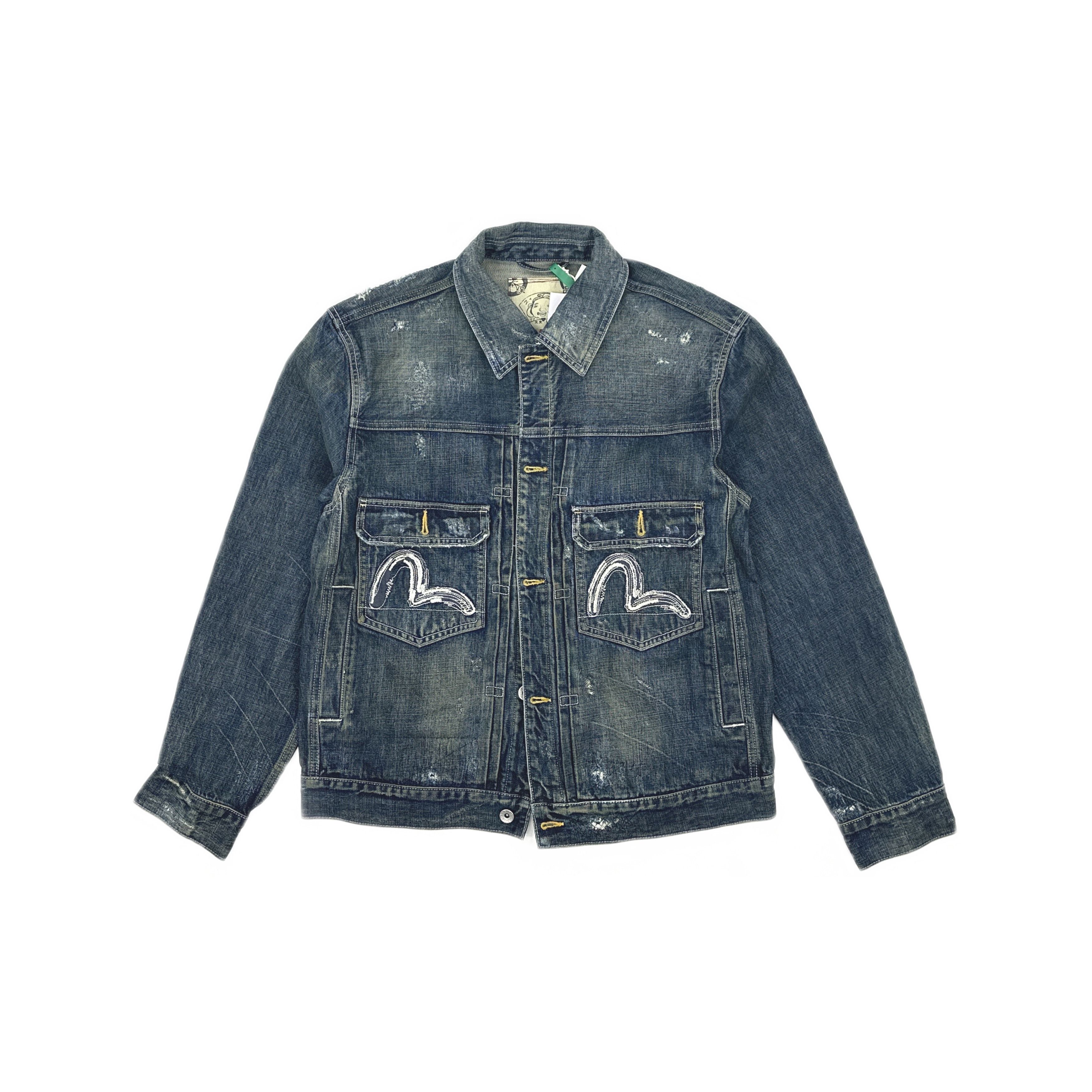 Evisu × Palace Palace x Evisu Classic Seagull Denim Jacket | Grailed