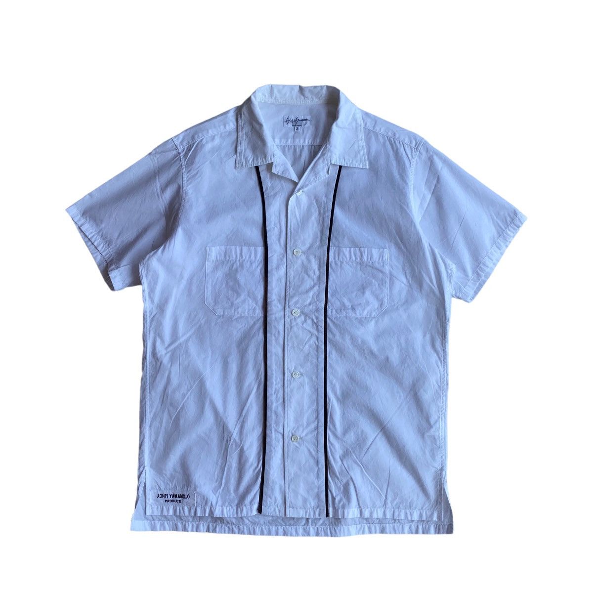 Yohji Yamamoto Pour Homme Line Open Collar Shirts