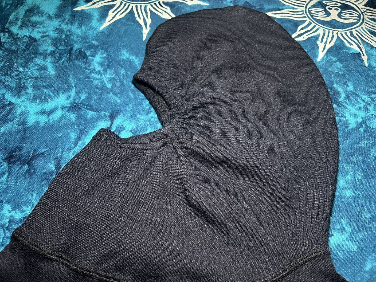 Vintage Vintage Black Growag Mask balaclava Knitted Face Car Race Size ONE SIZE - 11 Thumbnail