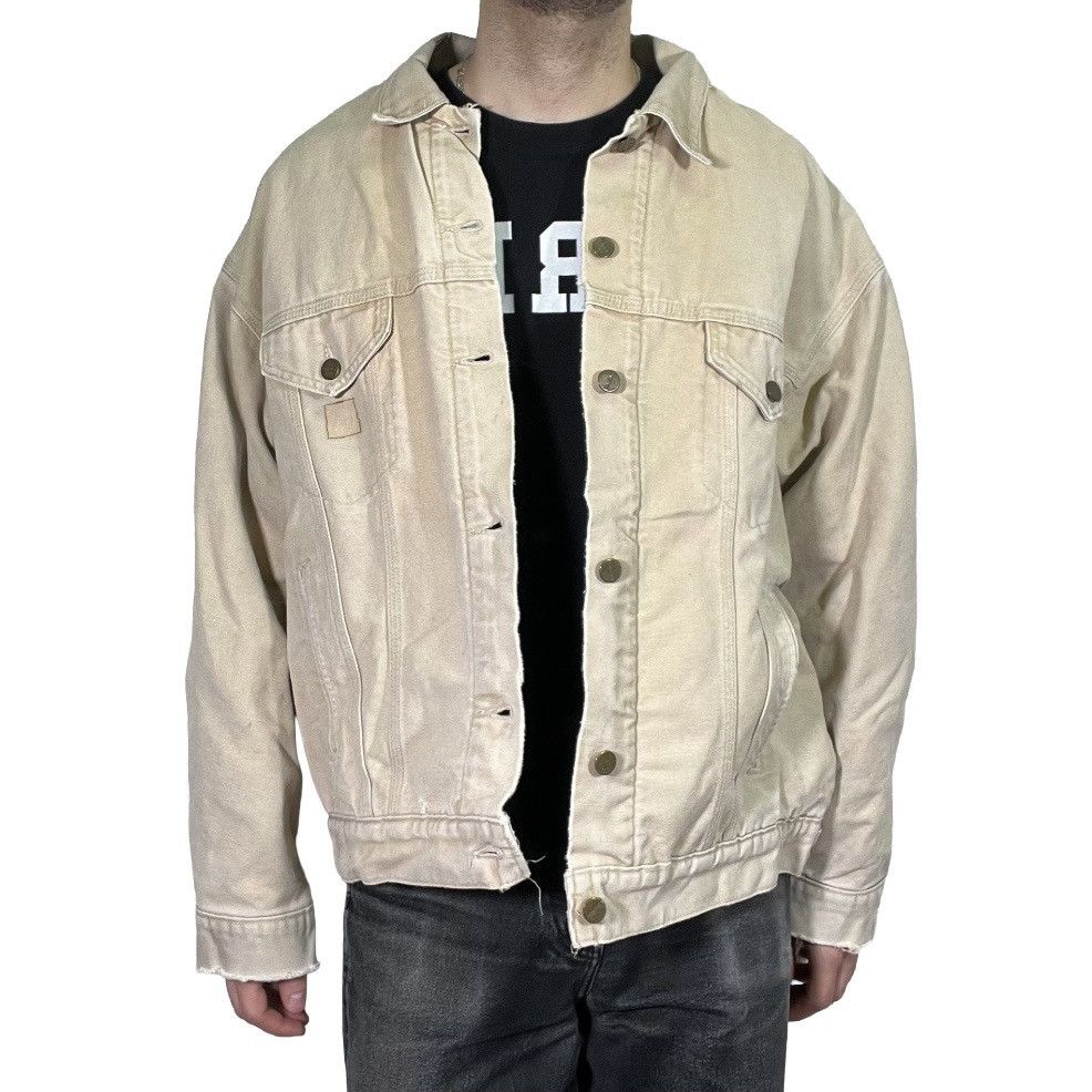 Carhartt Vintage Carhartt Thrashed worker jacket Size US XL / EU 56 / 4 - 2 Thumbnail