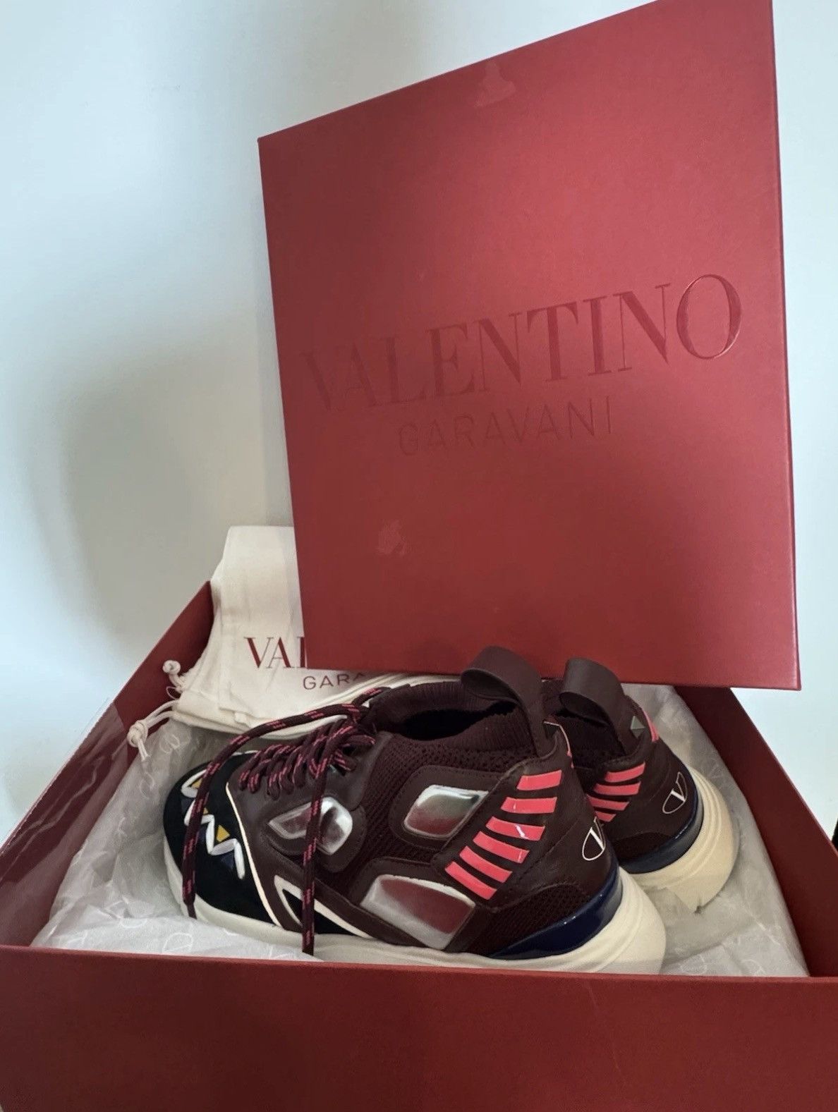 Valentino Valentino Mixed Media Sneakers Size US 10 / EU 43 - 6 Thumbnail