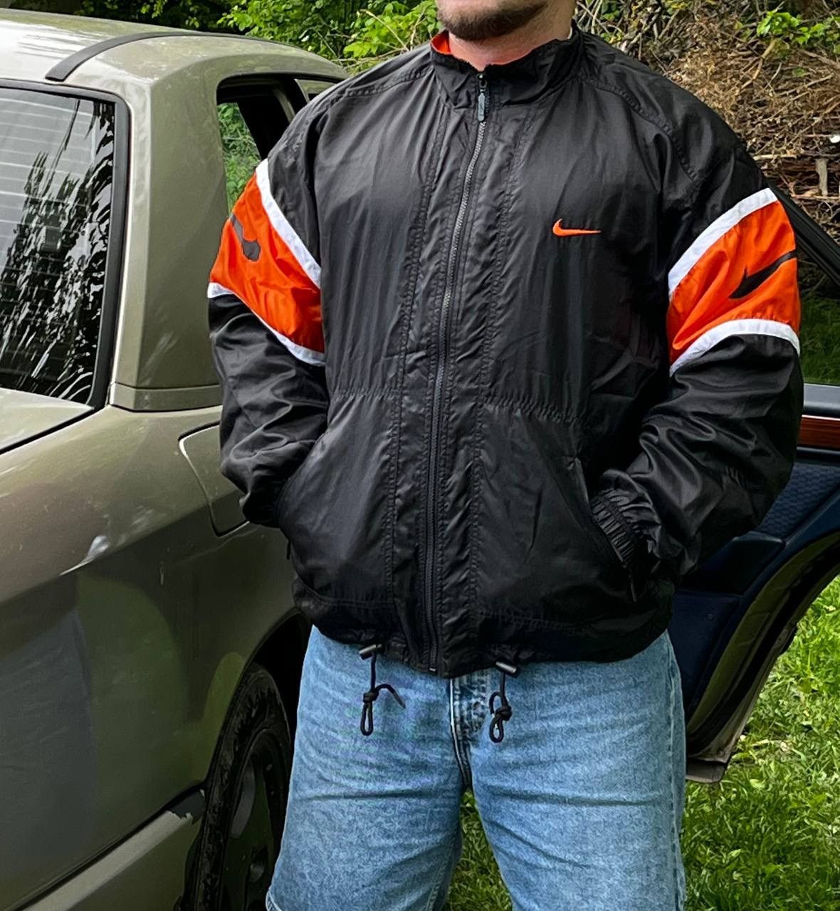 Nike Nike Vintage Windbreaker Jacket Size US L / EU 52-54 / 3 - 10 Thumbnail