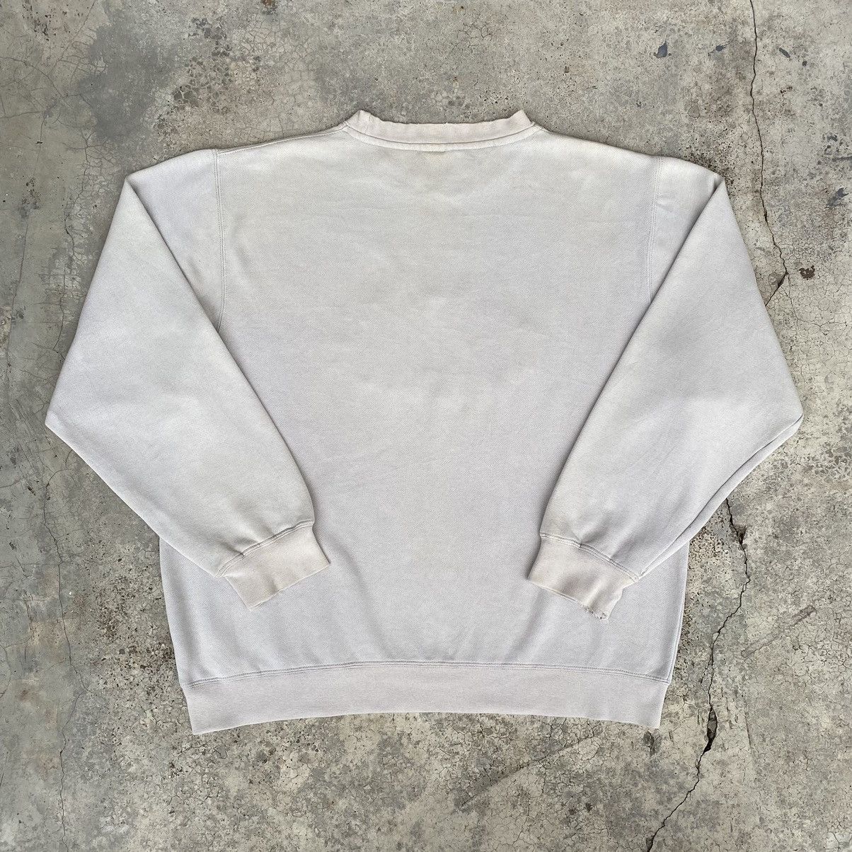 Stussy × Vintage Vintage 1990s Stussy Embroidered Logo Crewneck Sweatshirts Size US L / EU 52-54 / 3 - 11 Thumbnail